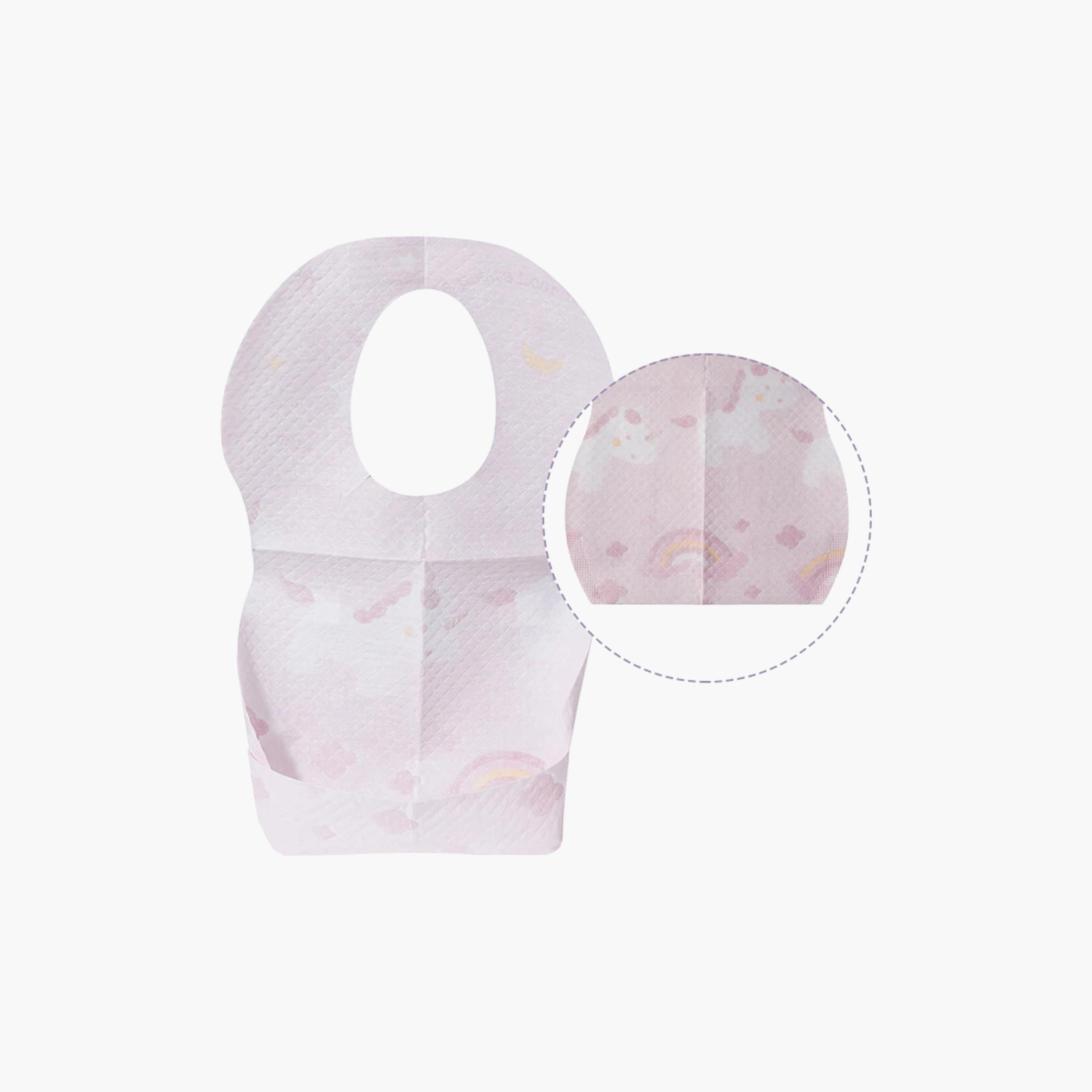 Sunveno Printed Disposable Baby Bib - Set of 20-baby-feeding-bibs-image-3