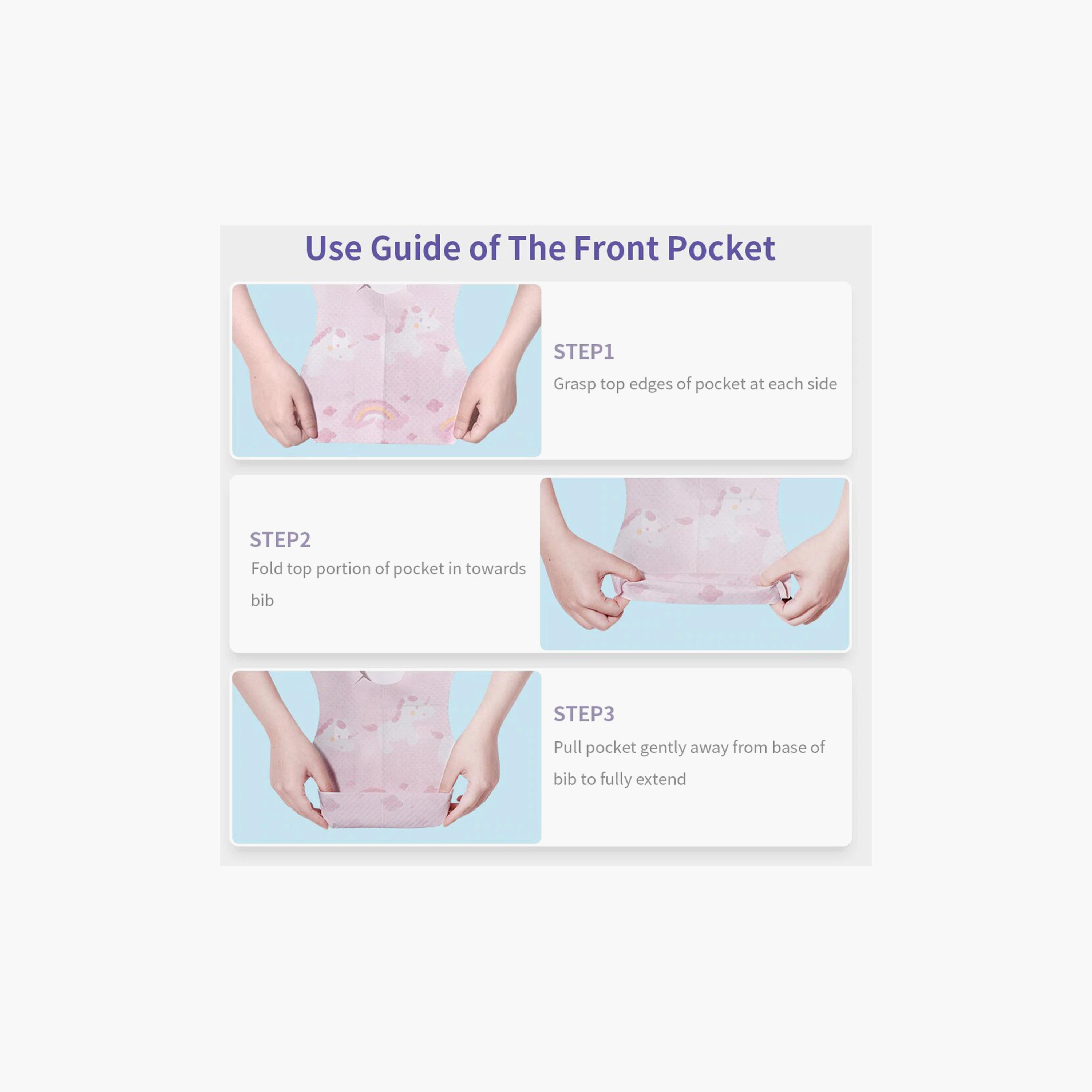 Sunveno Printed Disposable Baby Bib - Set of 20-baby-feeding-bibs-image-4