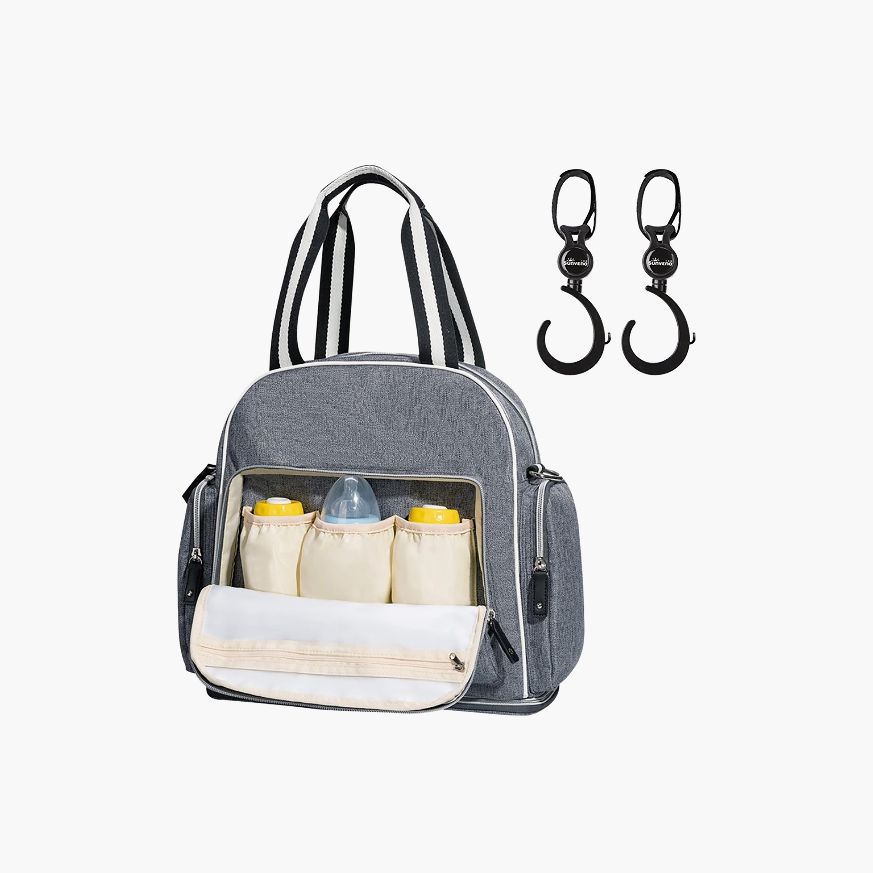Sunveno Signature Maternity Diaper Bag with Stroller Hooks-baby-diapering-diaperbags-image-1