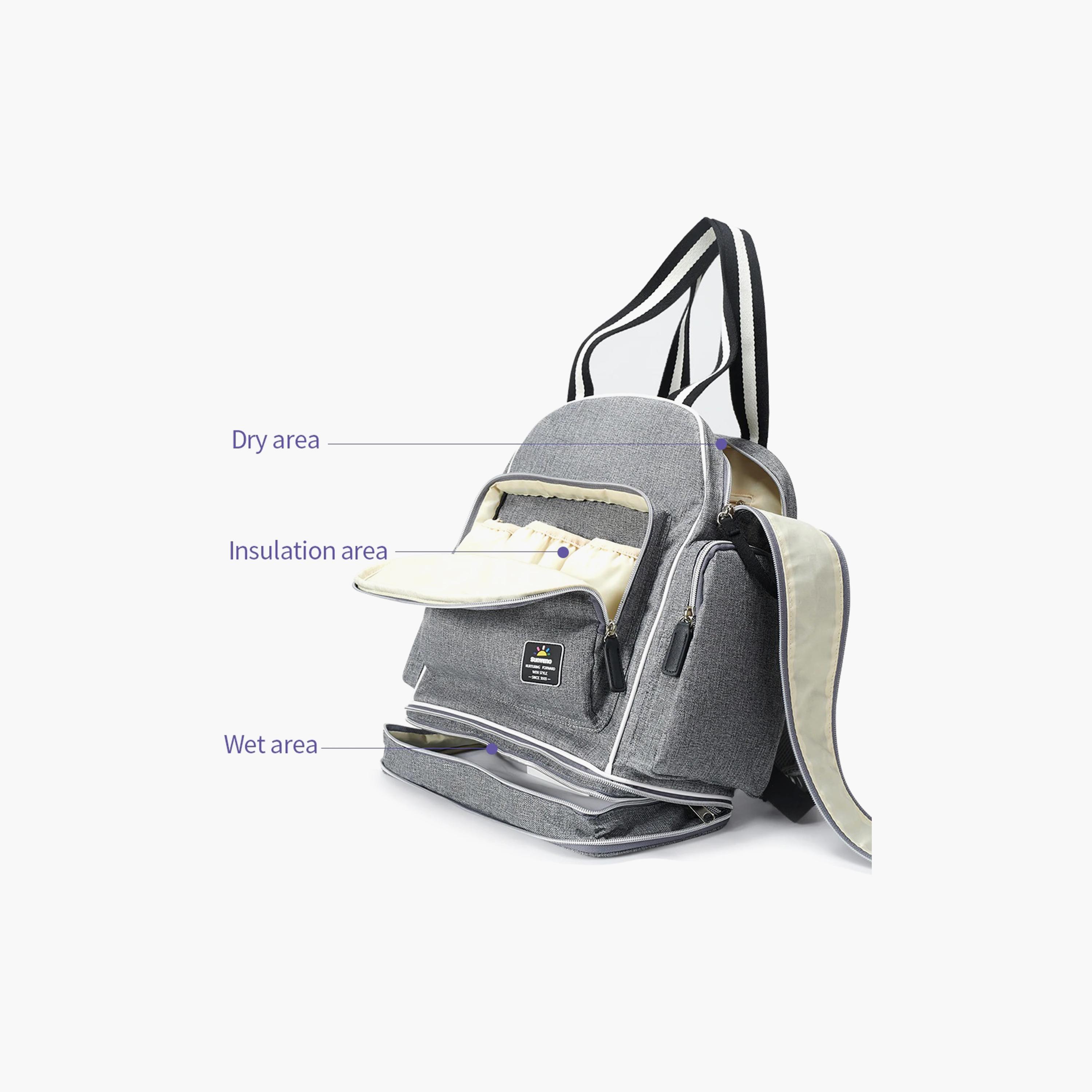 Sunveno Signature Maternity Diaper Bag with Stroller Hooks-baby-diapering-diaperbags-image-2