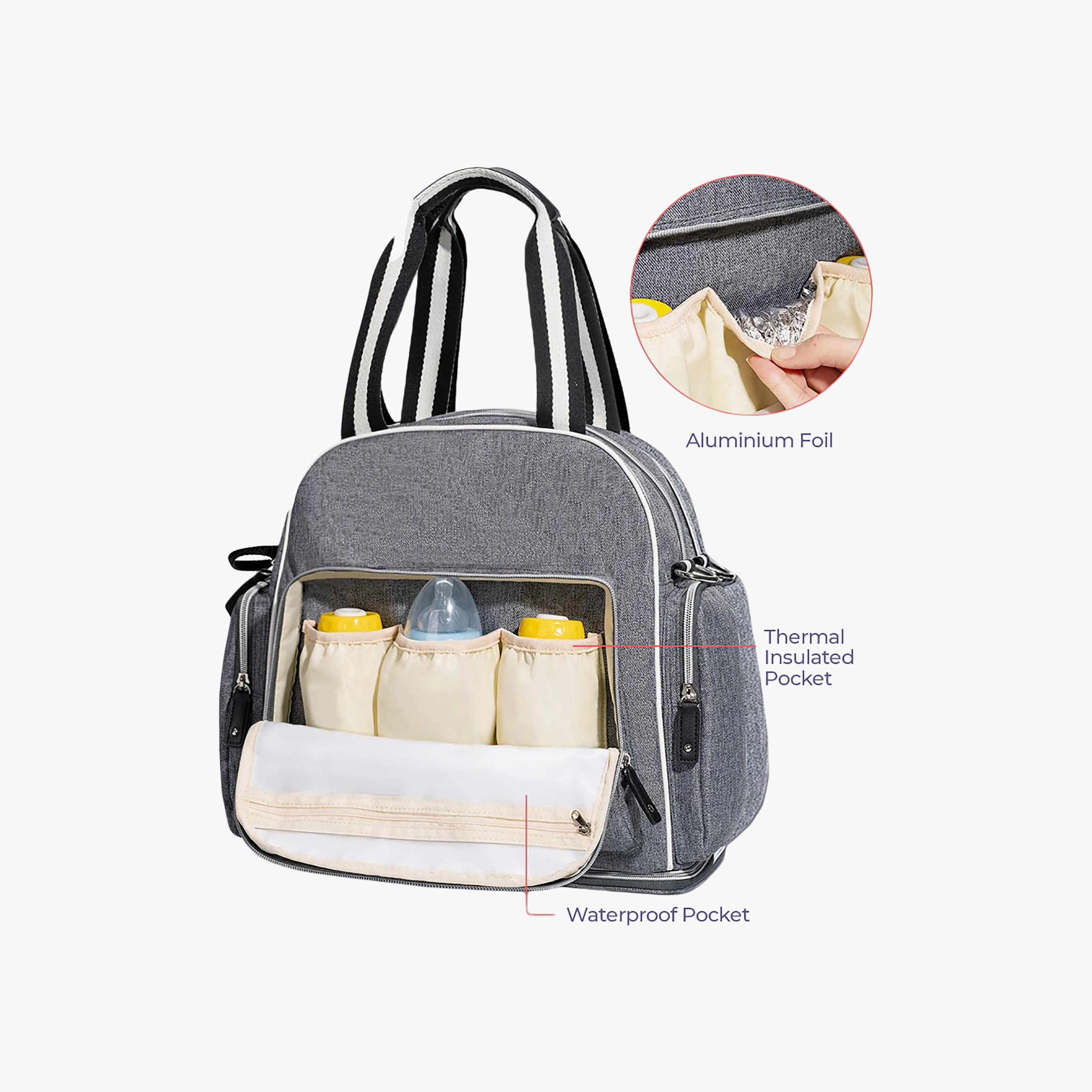 Sunveno Signature Maternity Diaper Bag with Stroller Hooks-baby-diapering-diaperbags-image-3