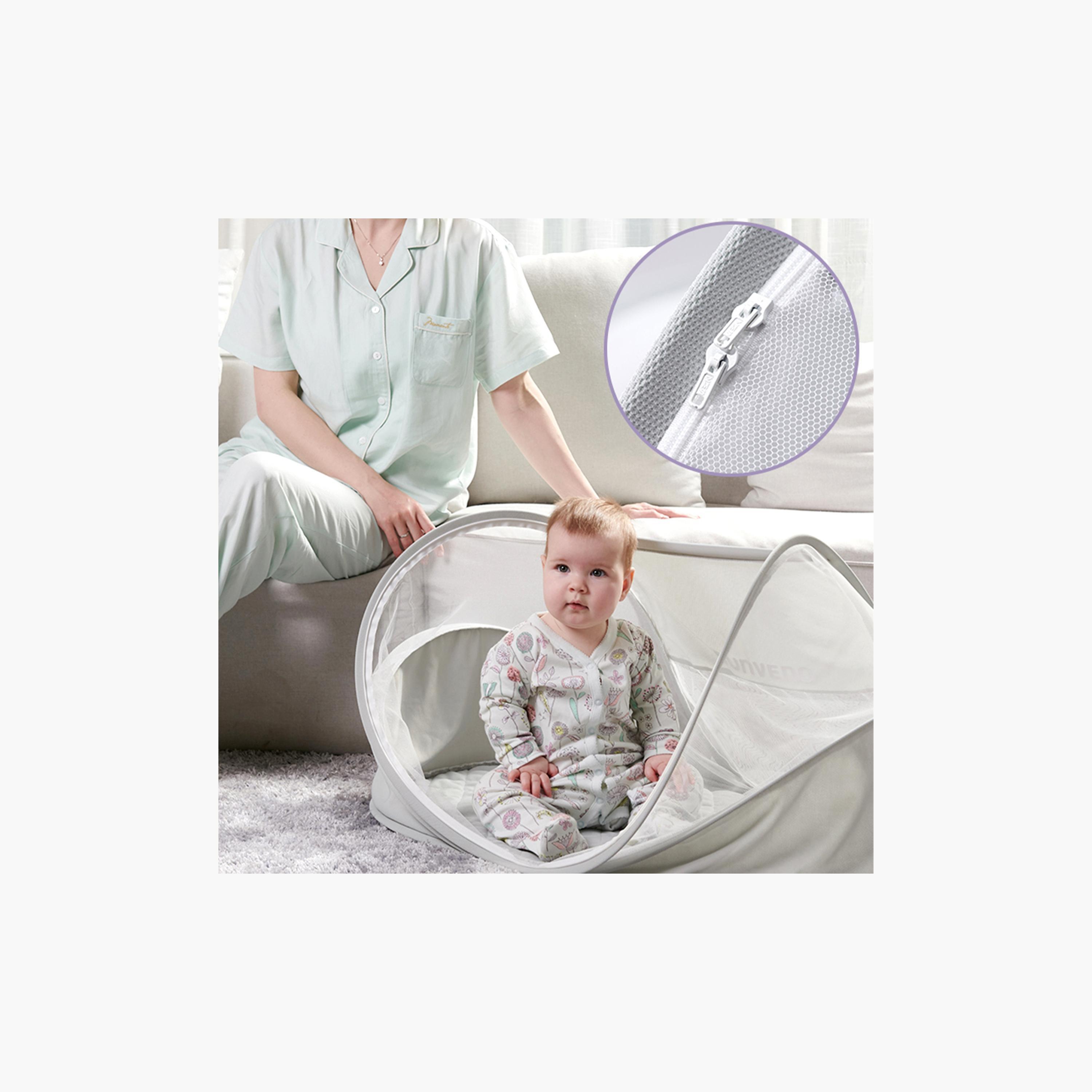 Sunveno Portable Baby Bed with Mosquito Net-baby-nursery-furniture-cribsandbeds-cribaccessories-image-2