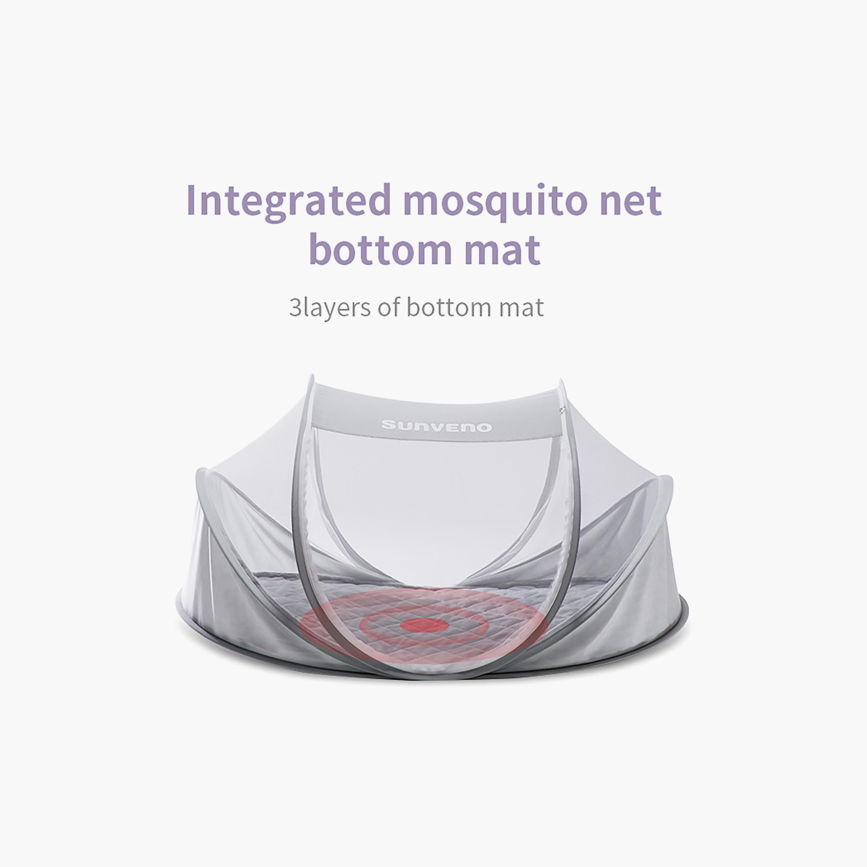Sunveno Portable Baby Bed with Mosquito Net-baby-nursery-furniture-cribsandbeds-cribaccessories-image-3