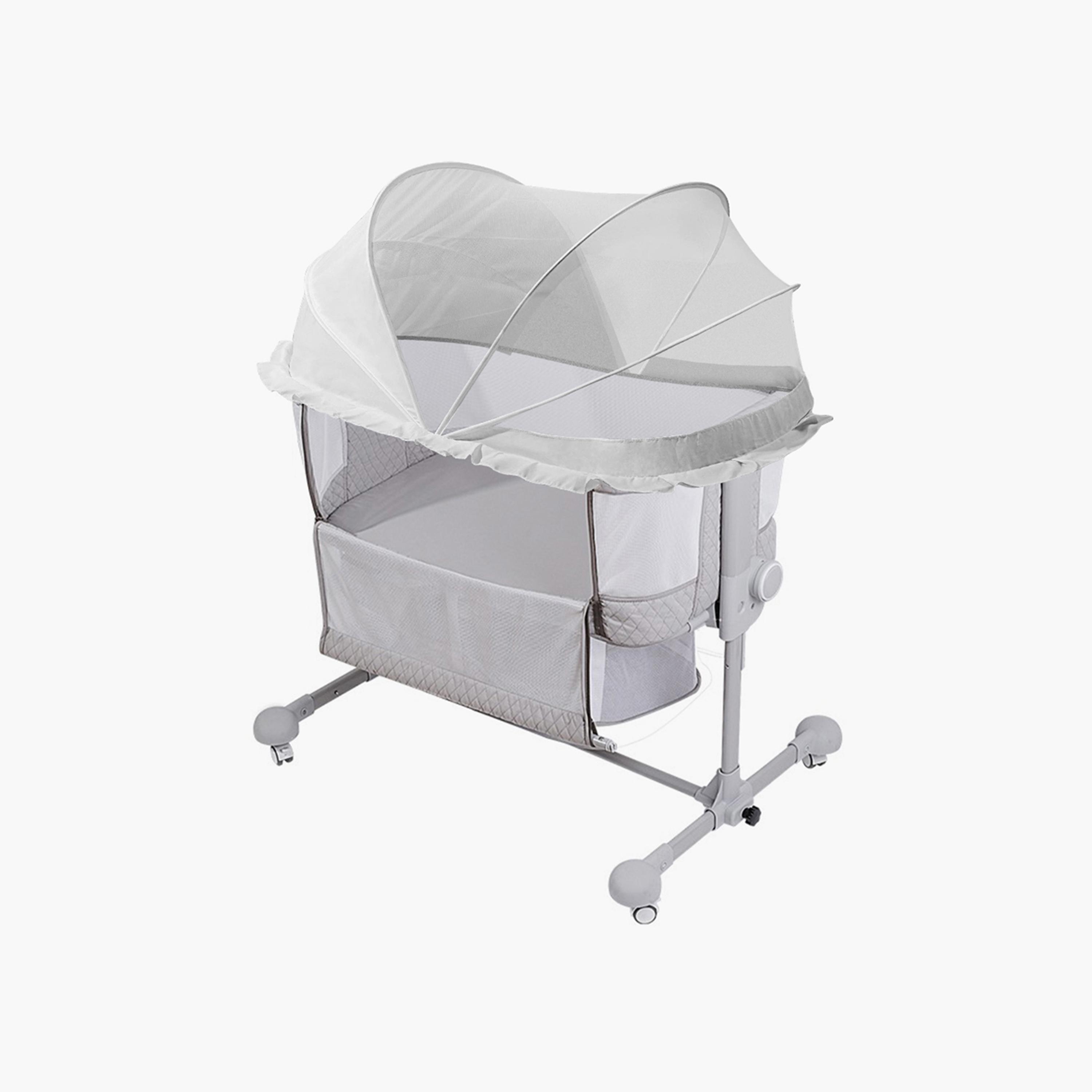 Sunveno Bedside Cot and Crib with Mosquito Net-baby-nursery-furniture-cribsandbeds-bassinets-image-1