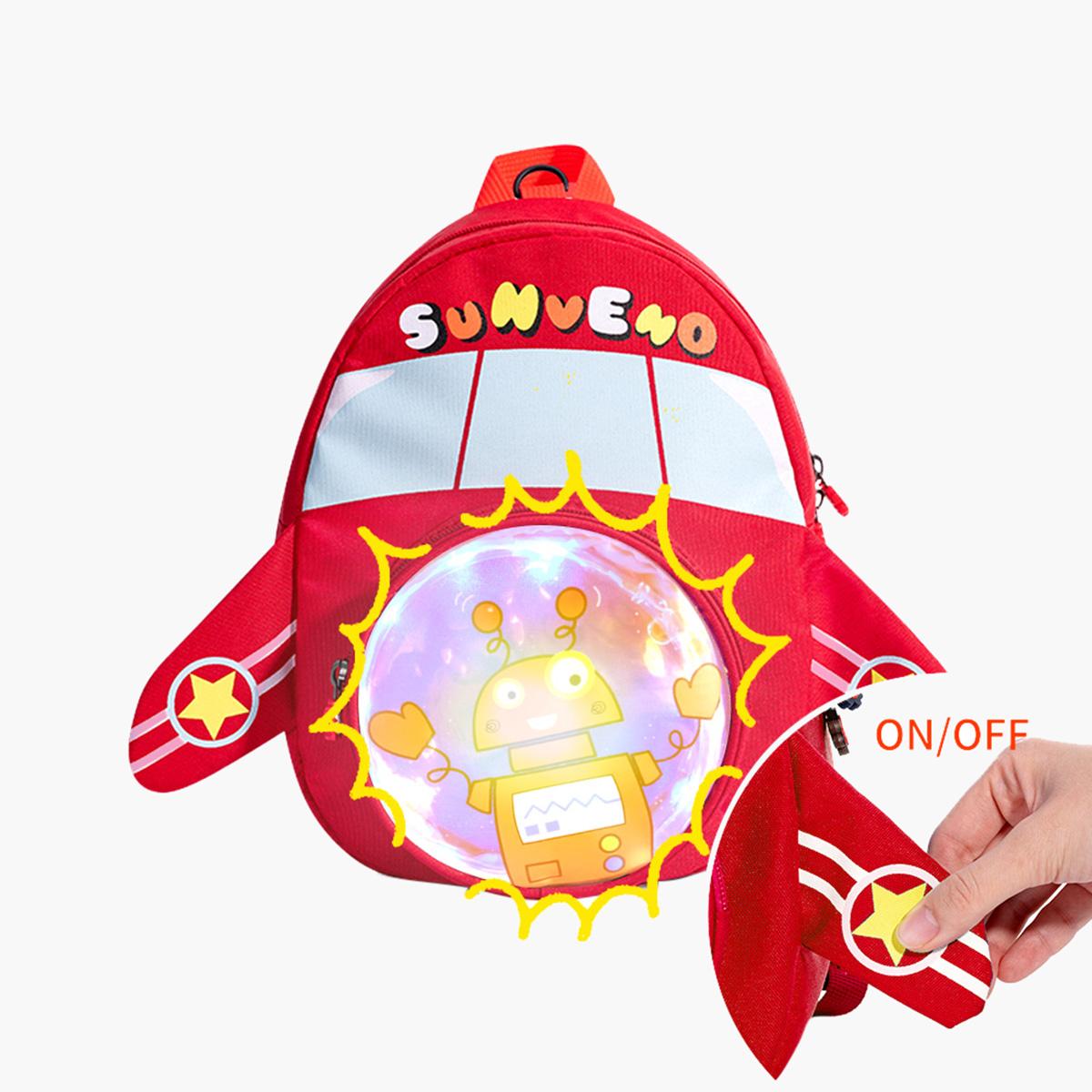 شنطة ظهر بتصميم صاروخ من صن فينو-school-bagsandbackpacks-backpacks-image-1
