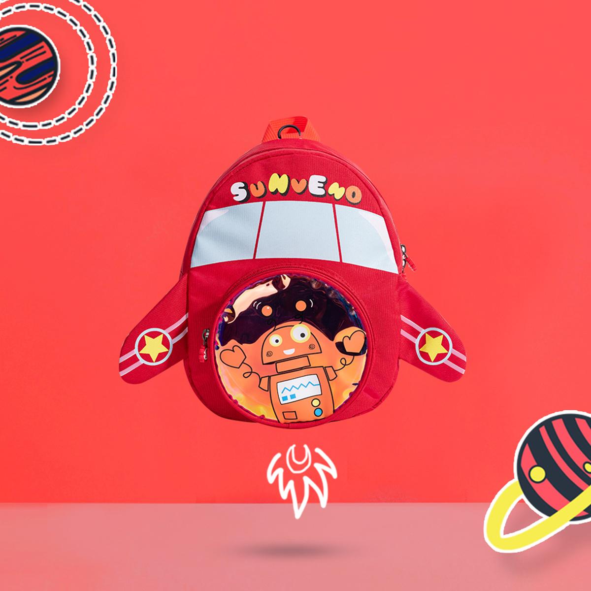 شنطة ظهر بتصميم صاروخ من صن فينو-school-bagsandbackpacks-backpacks-image-3