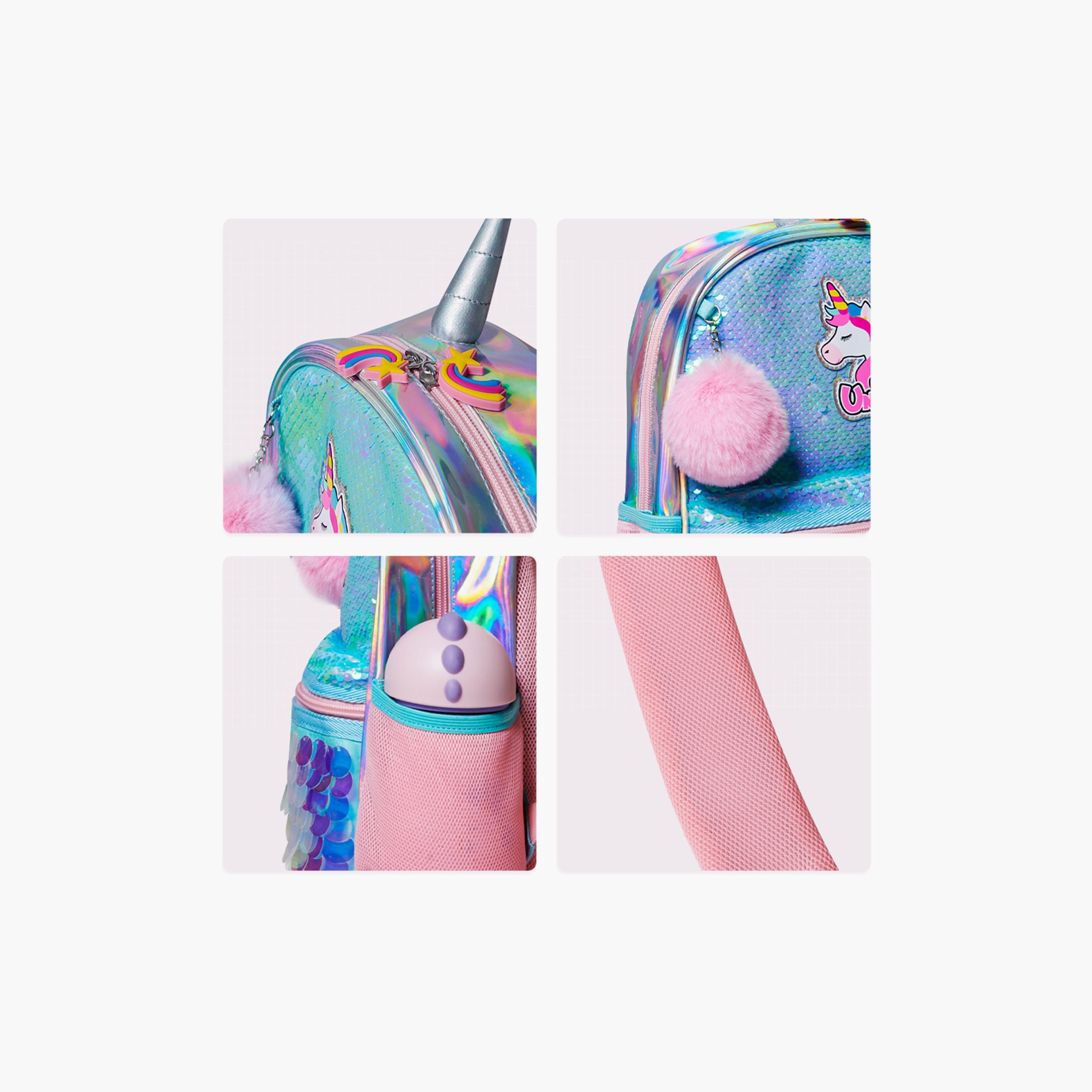 Sunveno Unicorn Sequin Embellished Backpack-school-bagsandbackpacks-backpacks-image-3