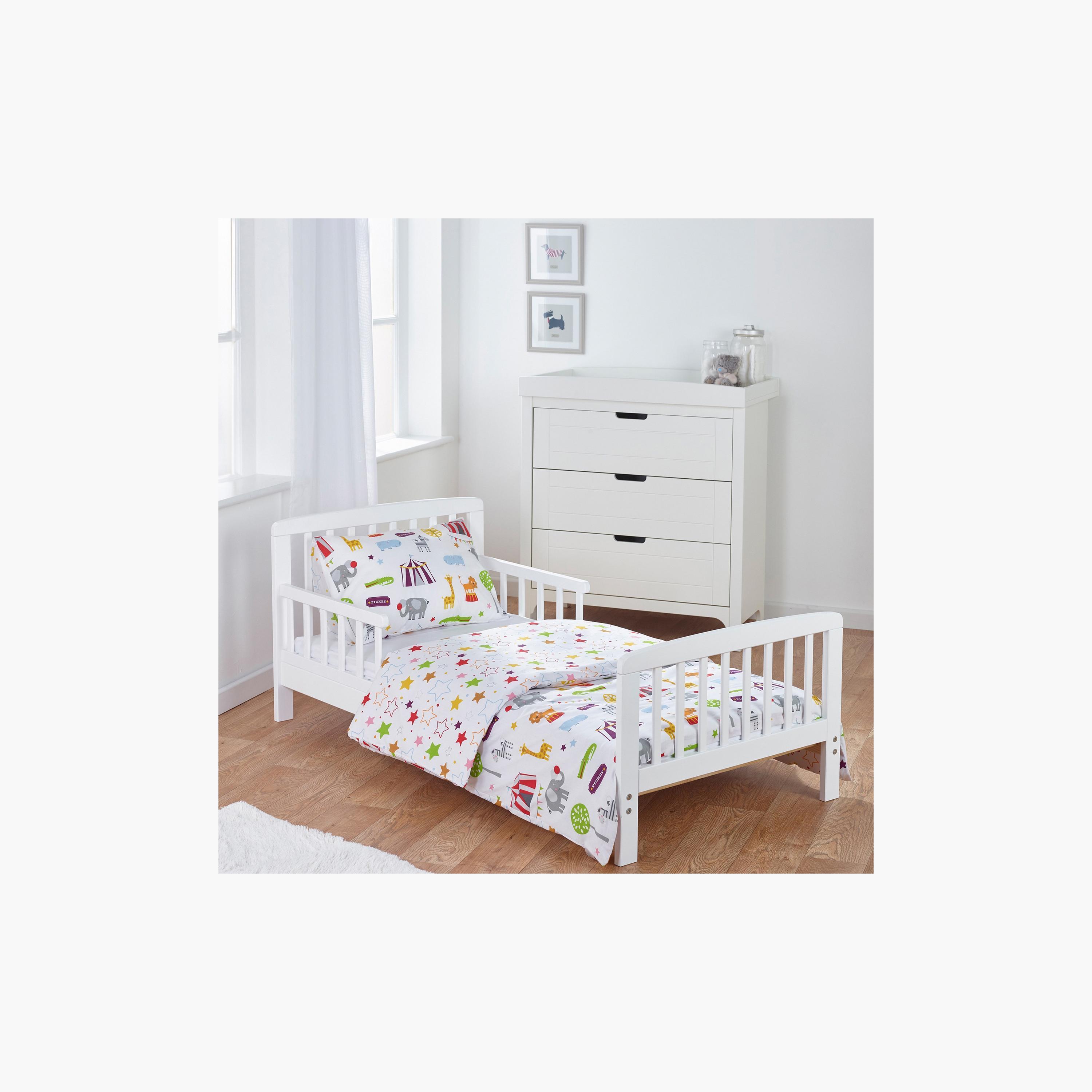 Kinder Valley Circus Friends Print 3-Piece Toddler Bedding Set-baby-nursery-babybedding-image-1