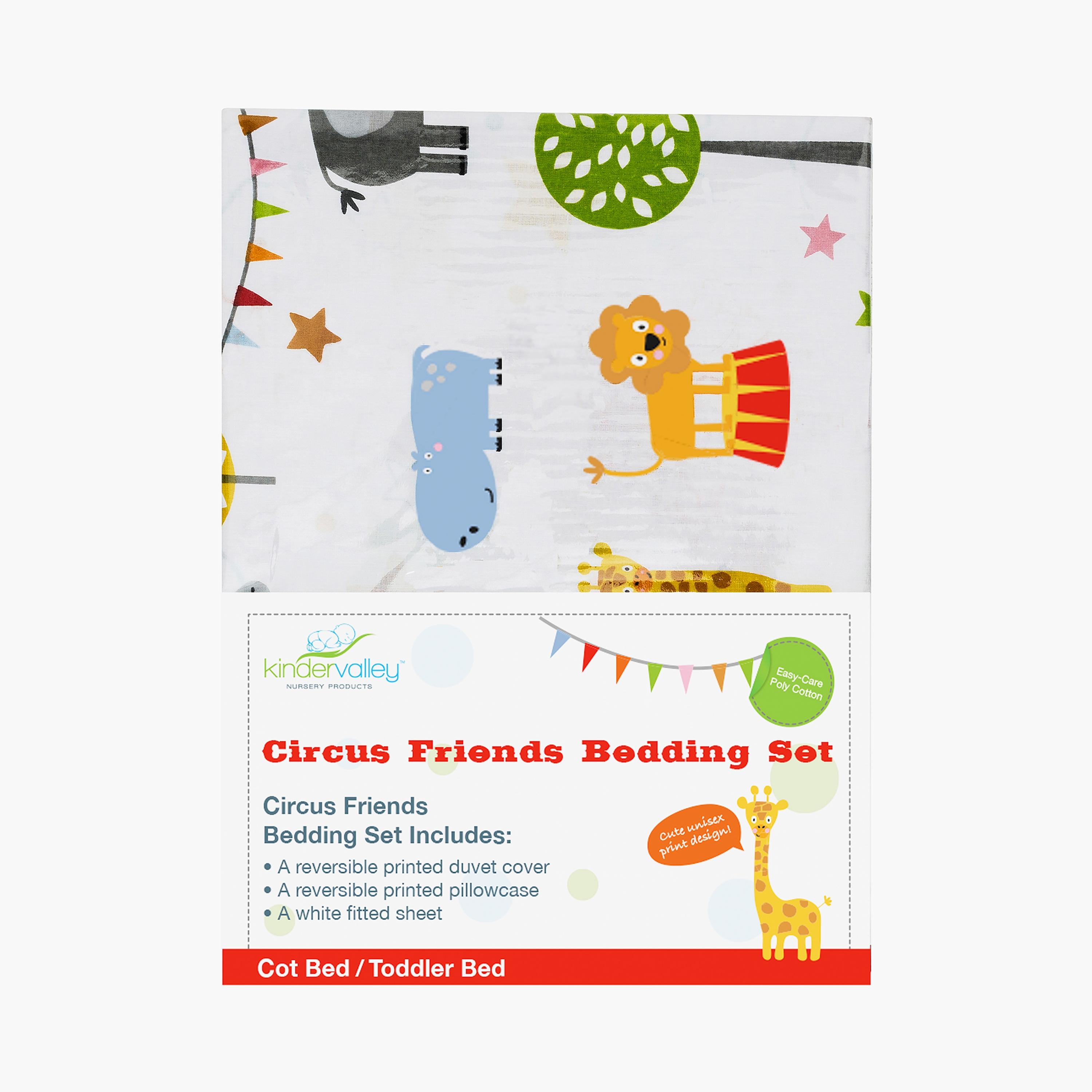 Circus on sale cot bedding