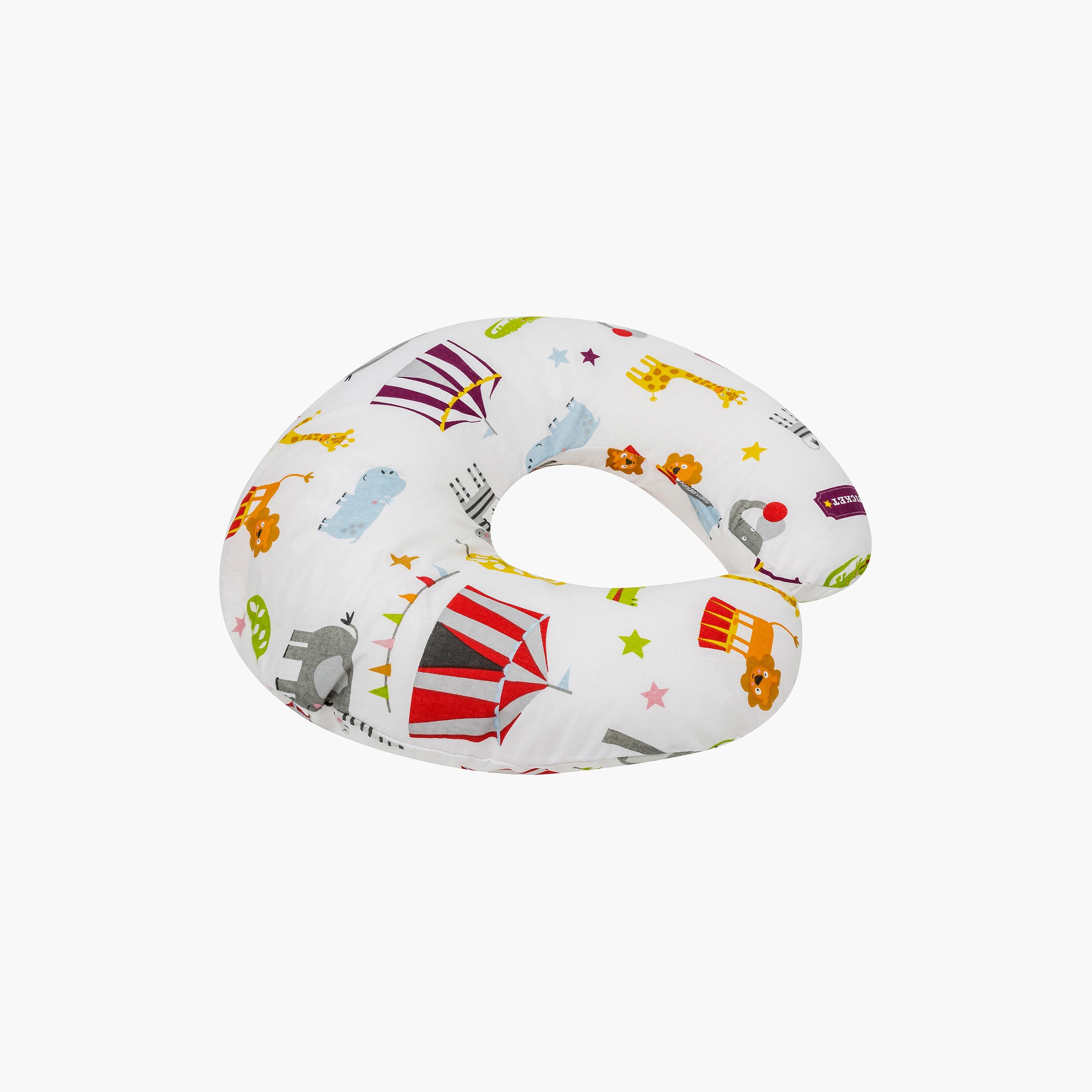وسادة رقبة بطبعات سيركس فريندز مع سحاب إغلاق من كيندر فالي-baby-nursery-babybedding-image-2
