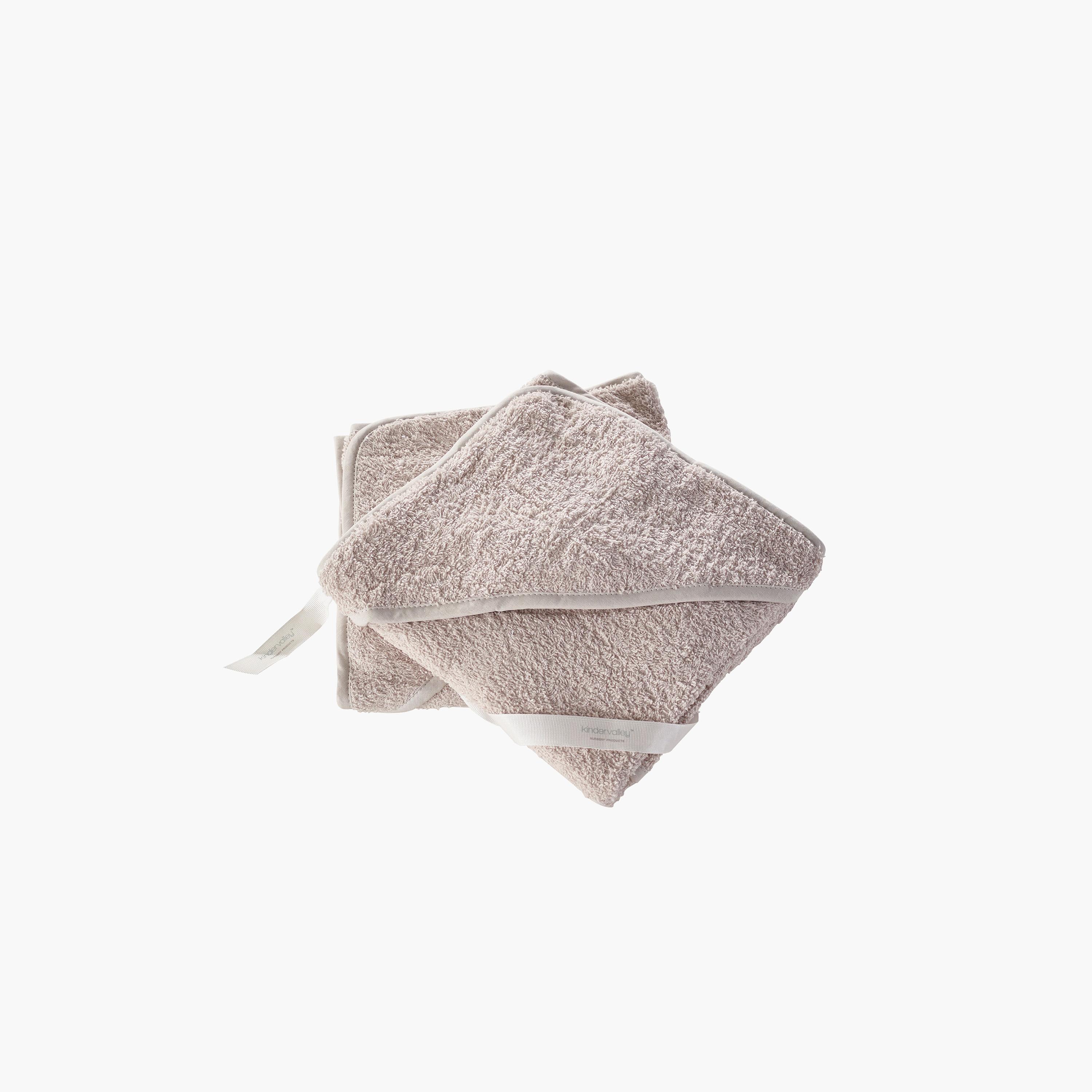 Kinder Valley Textured Hooded Towel - Set of 2-baby-bathandcare-towels-image-1