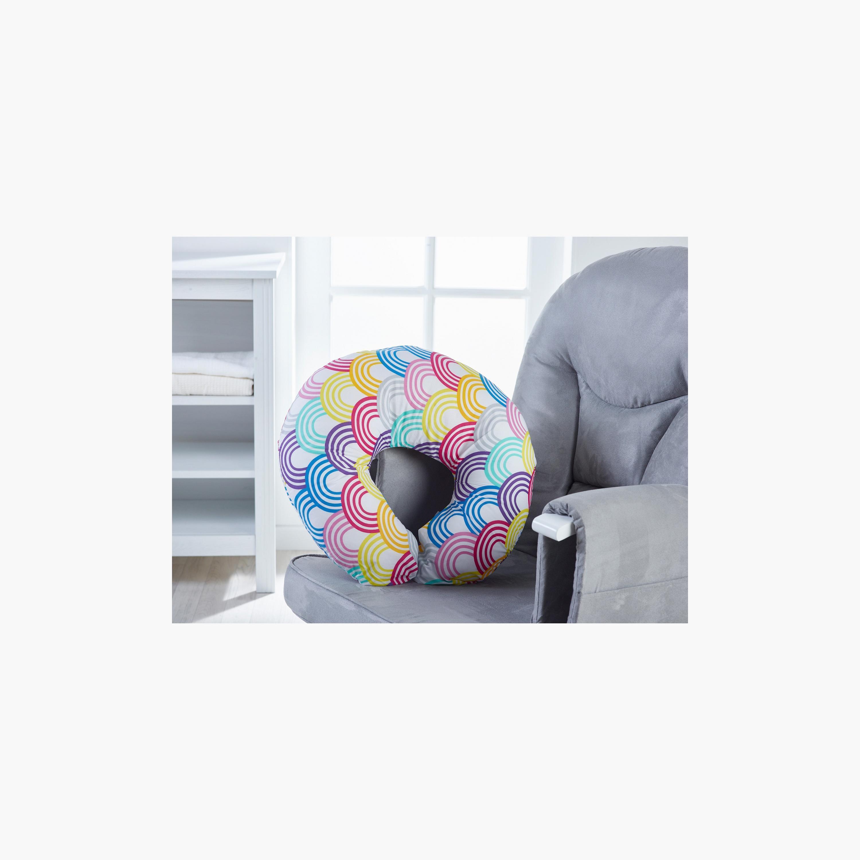 Kinder Valley Rainbow Print Donut Pillow-baby-nursery-babybedding-image-2