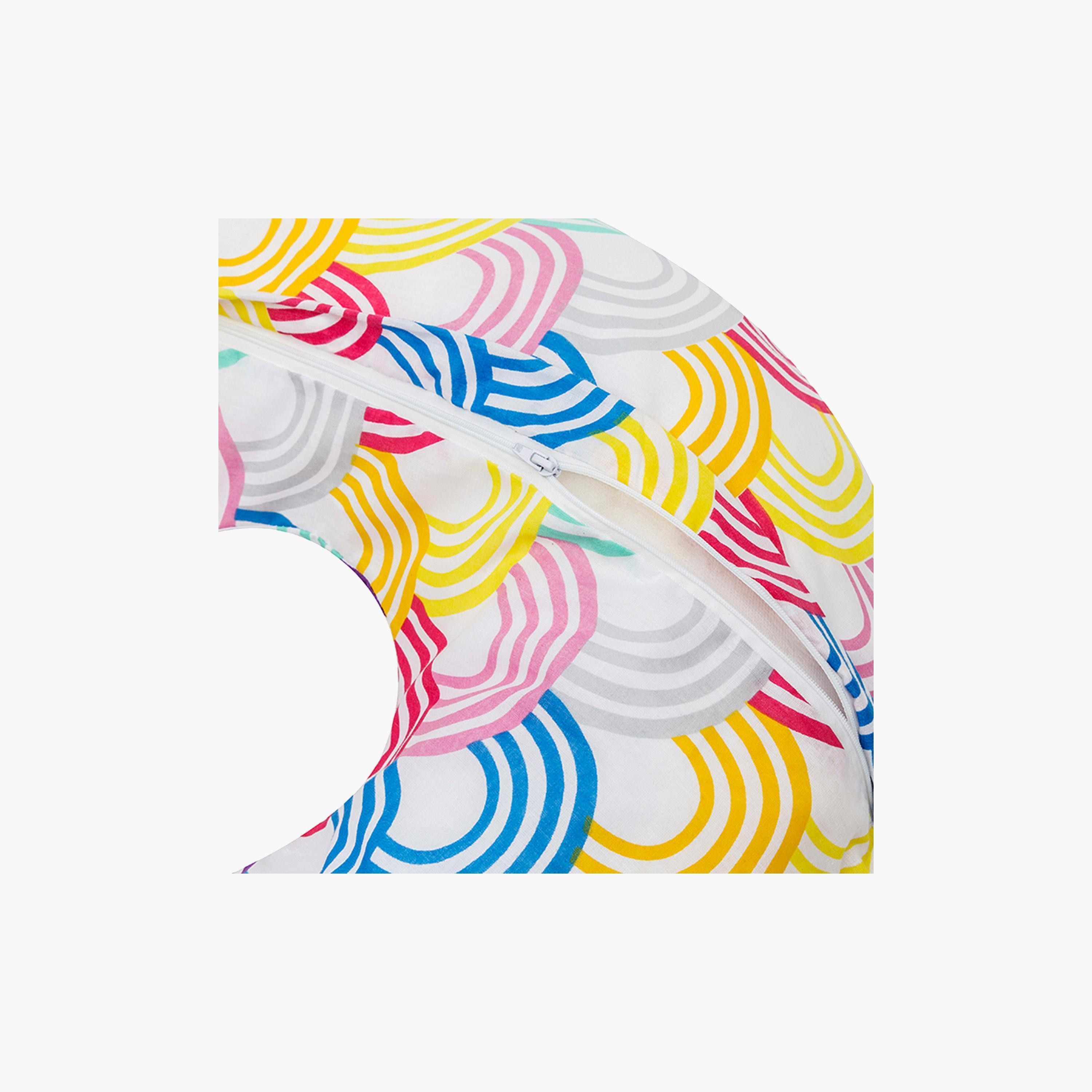 Kinder Valley Rainbow Print Donut Pillow-baby-nursery-babybedding-image-3