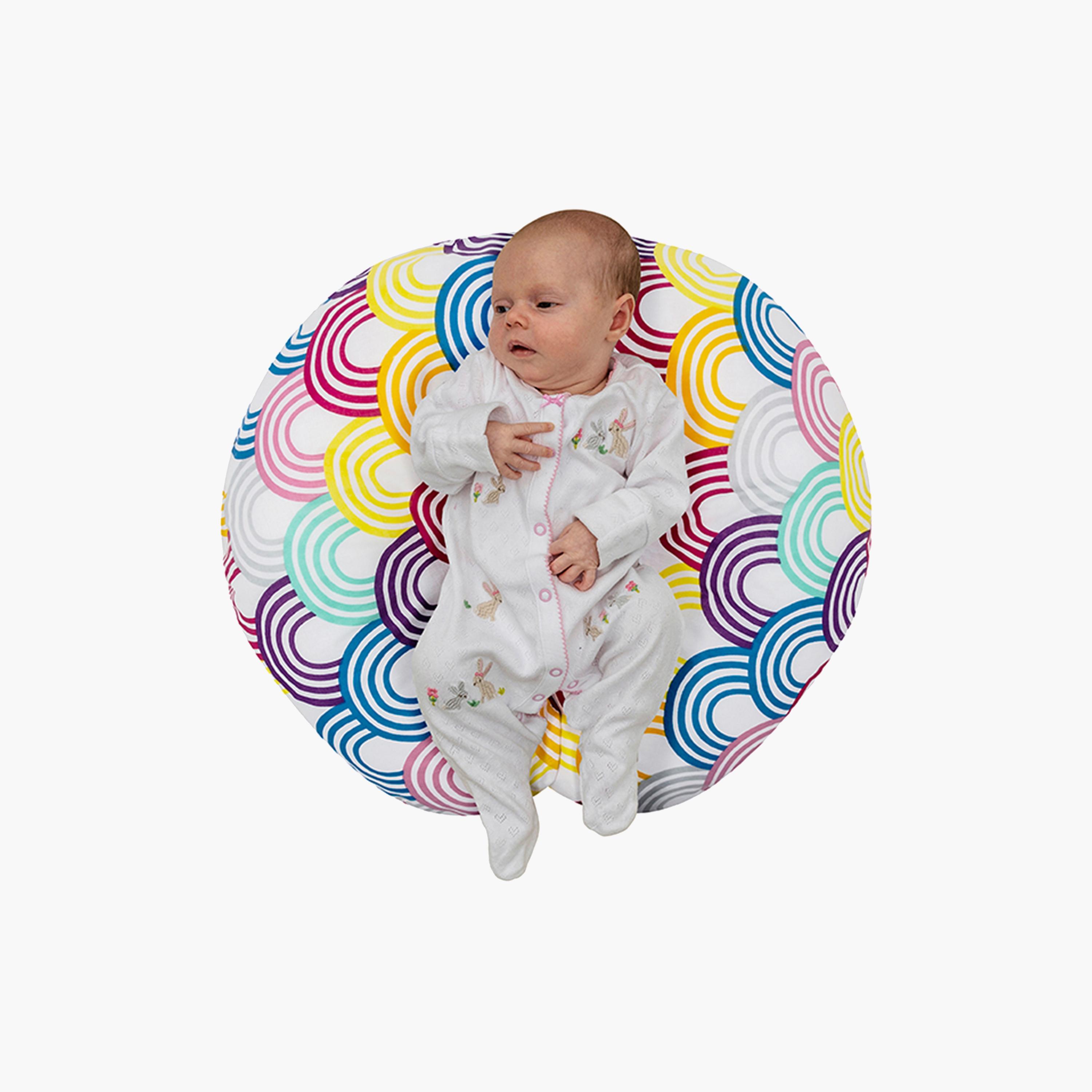 Kinder Valley Rainbow Print Donut Pillow-baby-nursery-babybedding-image-4