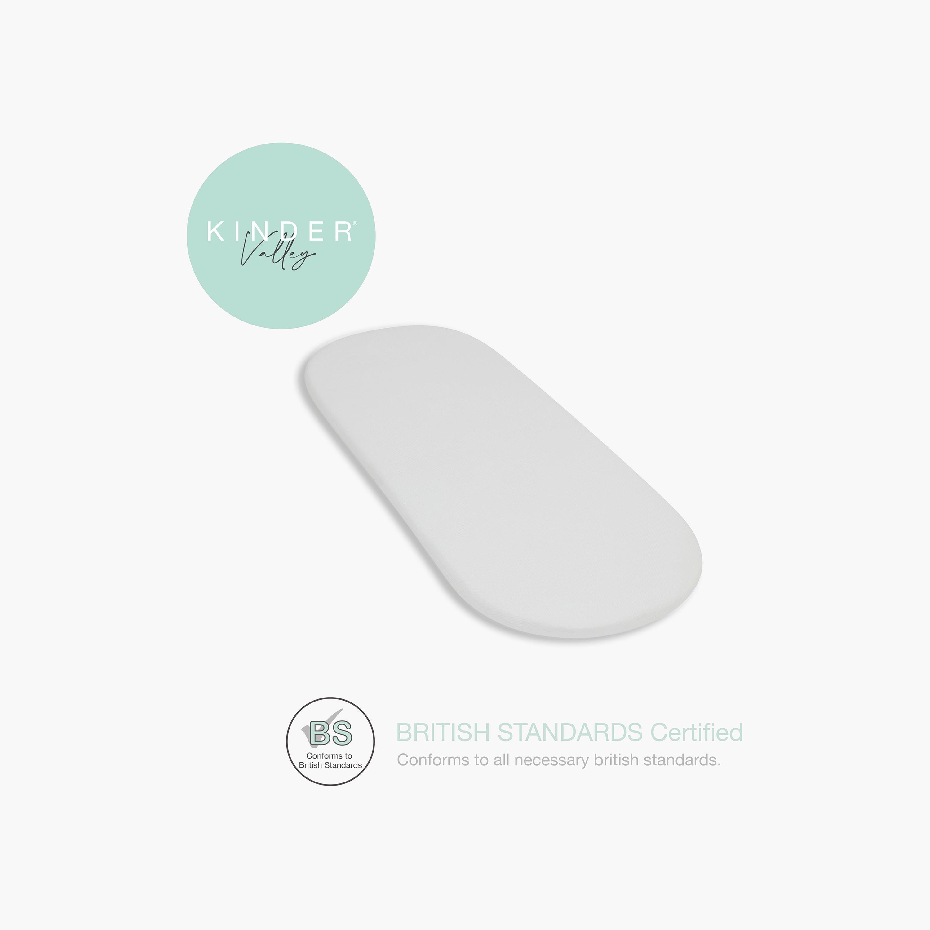 Kinder Valley Moses Basket Mattress - 72x27 cm-baby-nursery-mattresses-image-2