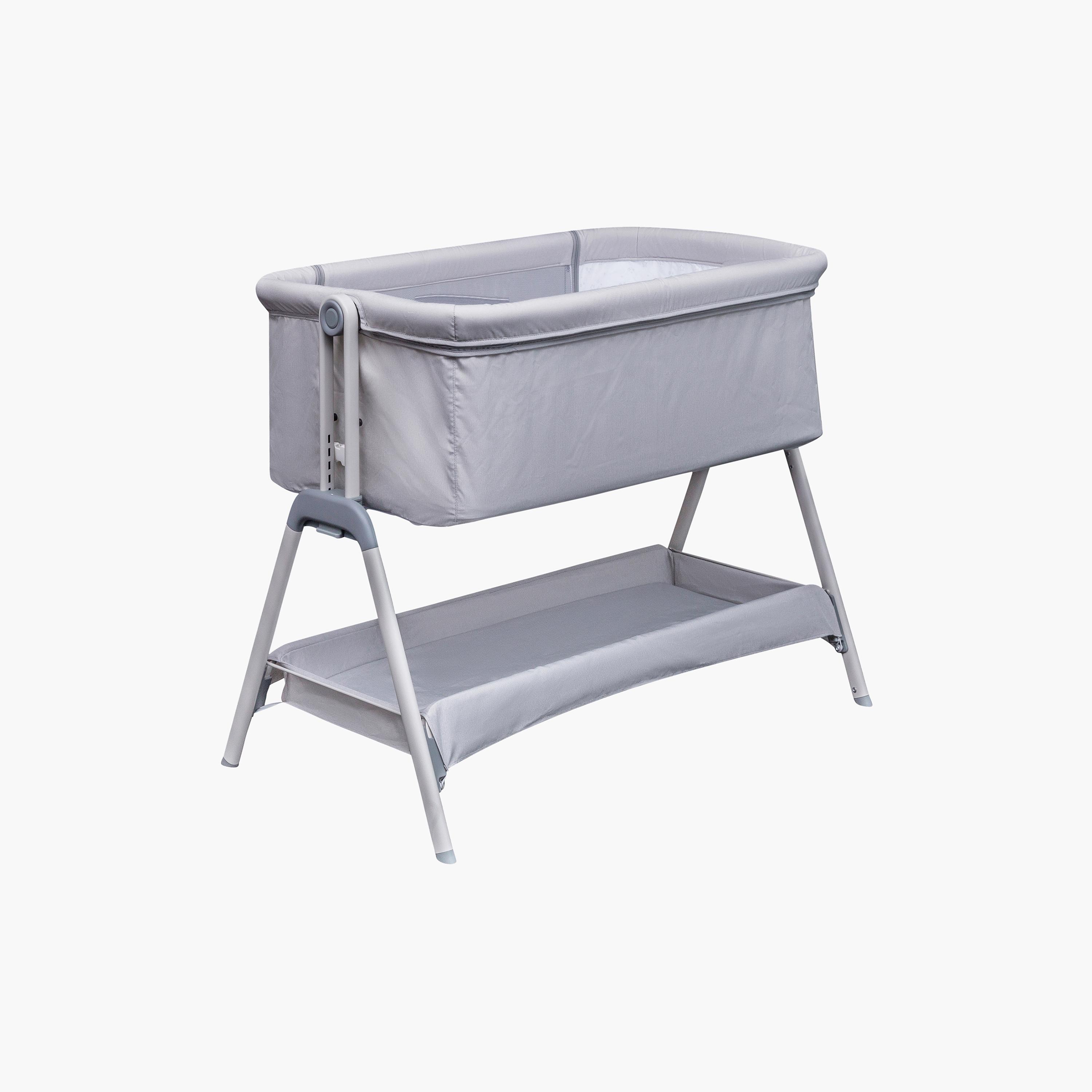 Kinder Valley Snoozie Antarctica Grey Bedside Crib-baby-nursery-furniture-cribsandbeds-bassinets-image-5
