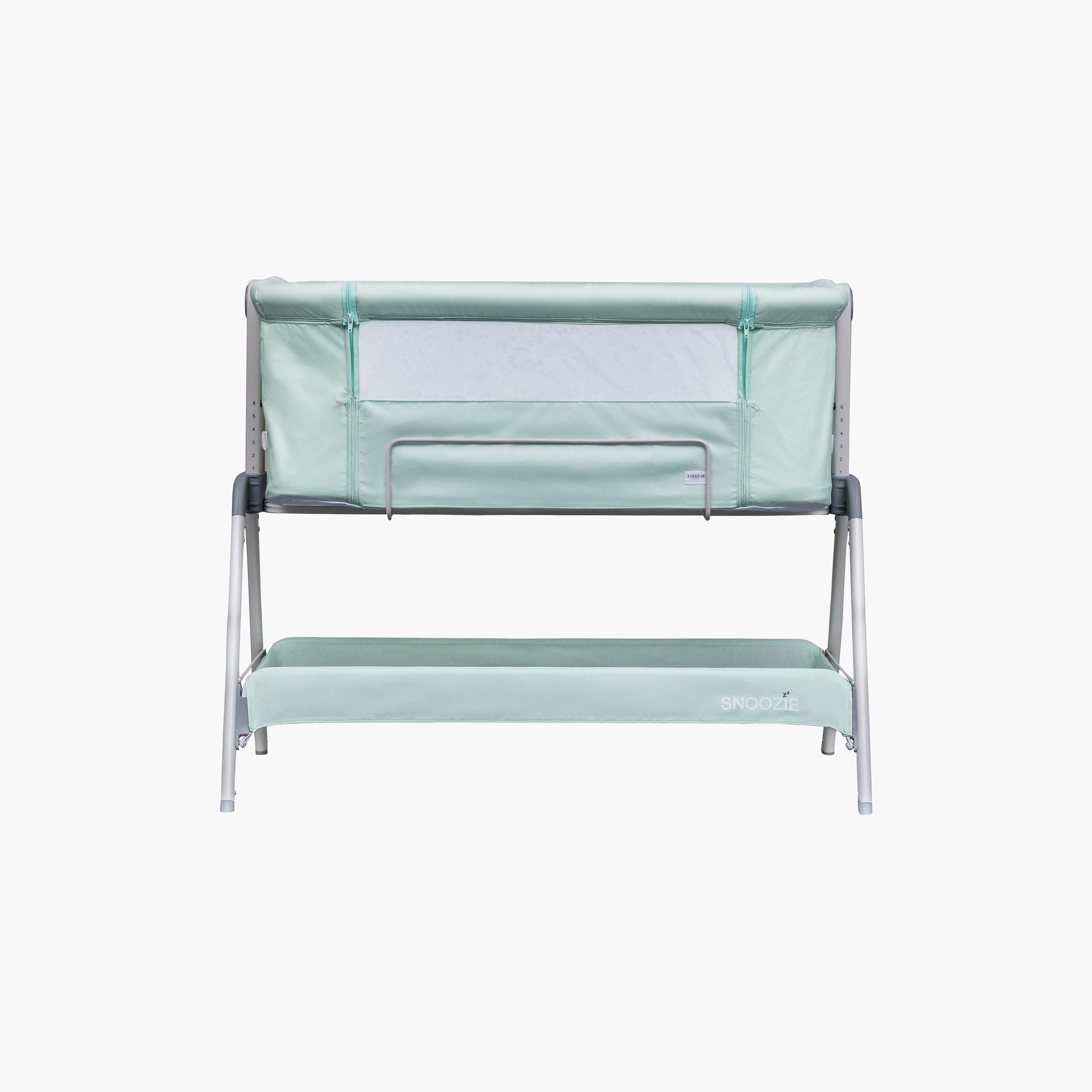 Kinder Valley Snoozie Misty Jade Bedside Crib-baby-nursery-furniture-cribsandbeds-bassinets-image-2