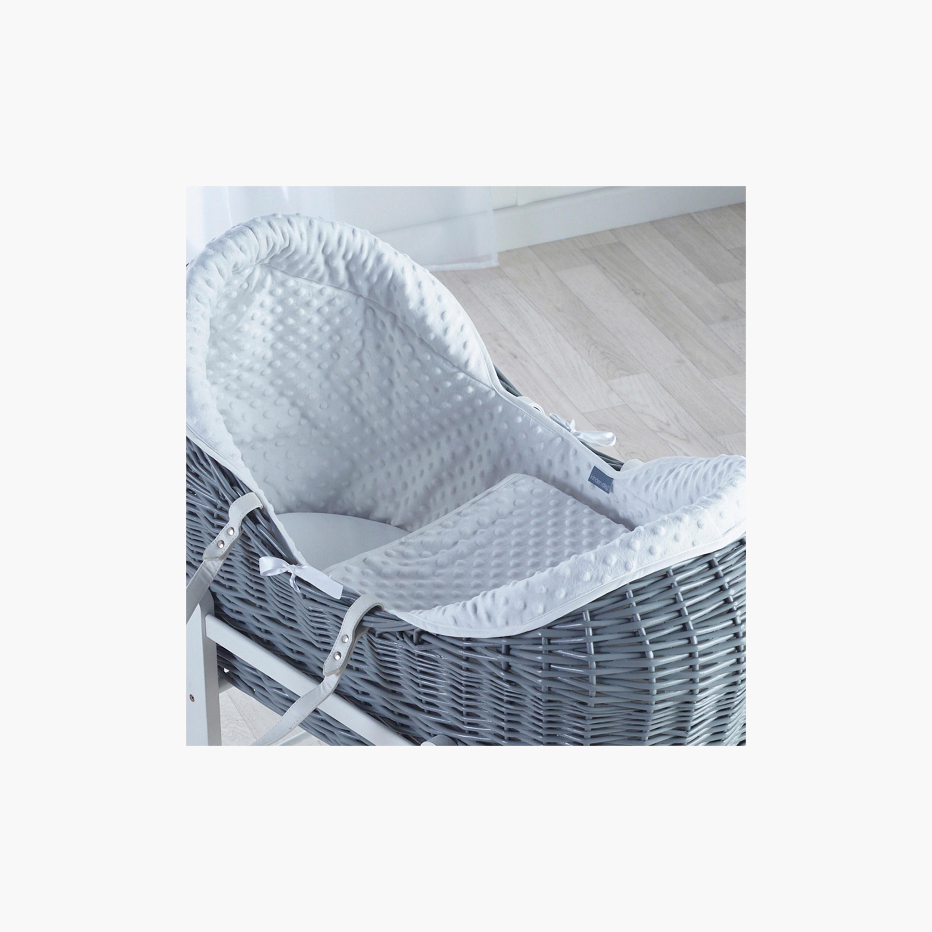 Grey pod hot sale moses basket