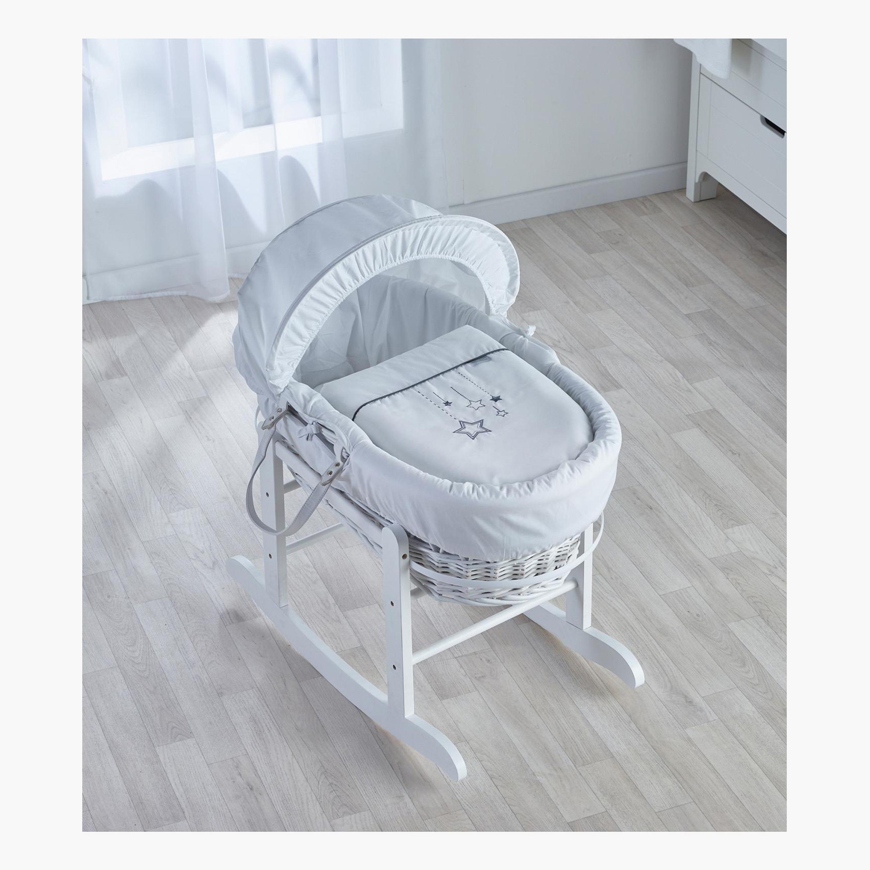 Kinder Valley Wish Upon Star Wicker Moses Basket-baby-nursery-furniture-mosesbaskets-image-2