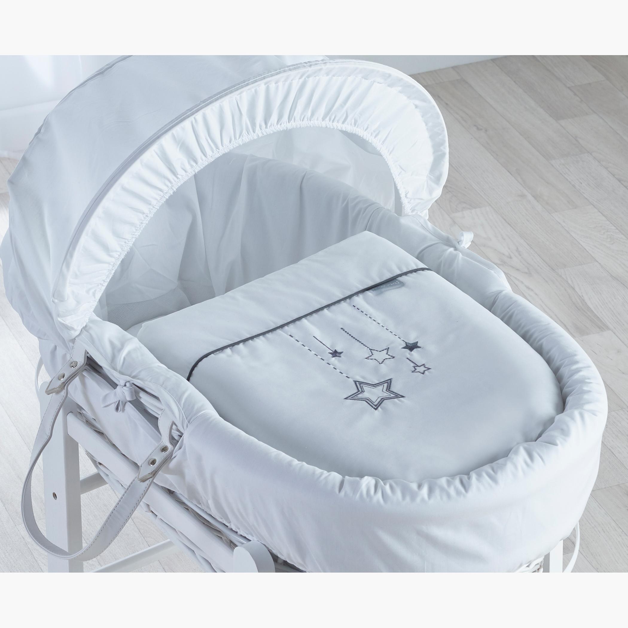 Kinder Valley Wish Upon Star Wicker Moses Basket with Rocking Stand-baby-nursery-furniture-mosesbaskets-image-2