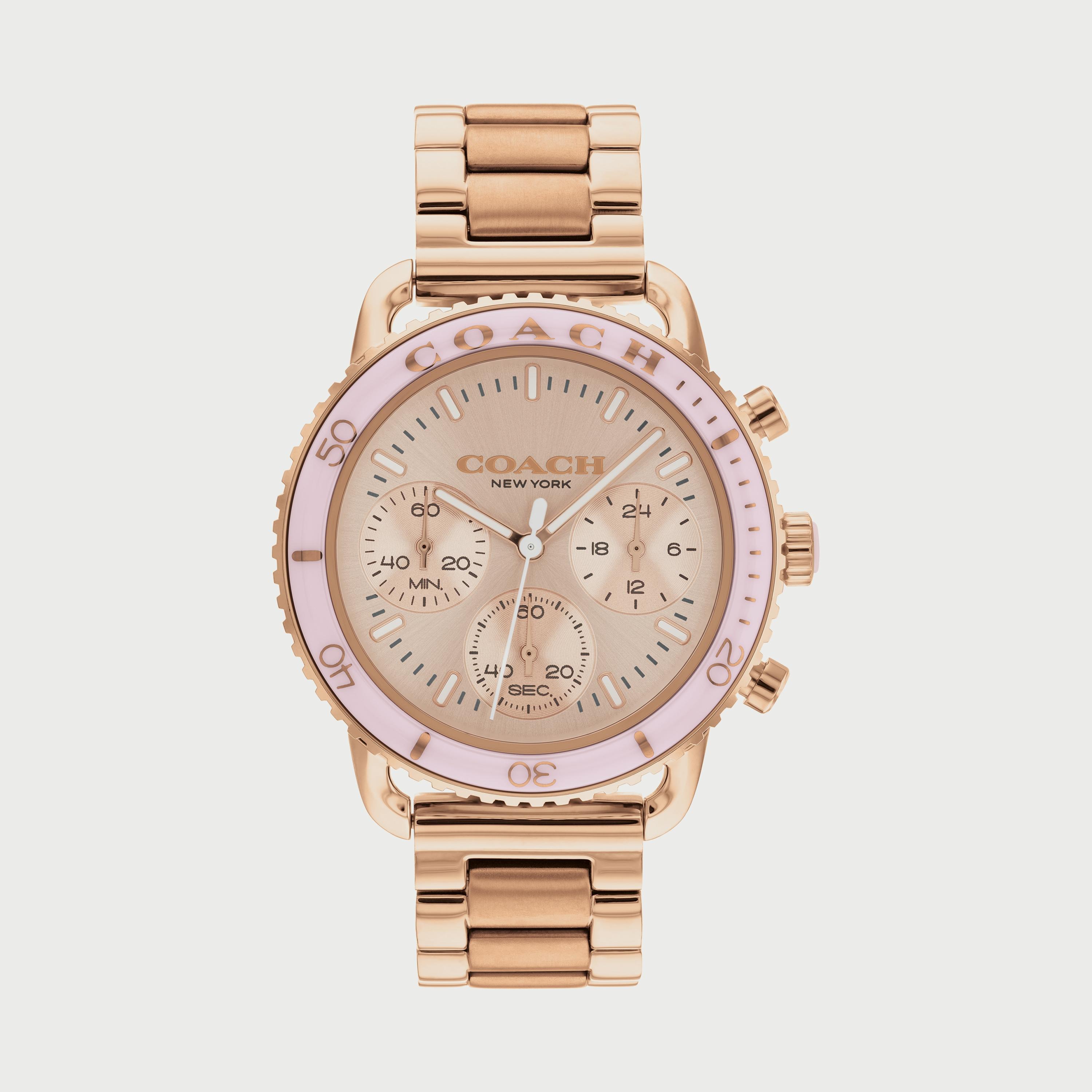 Coach ladies outlet watch rose gold