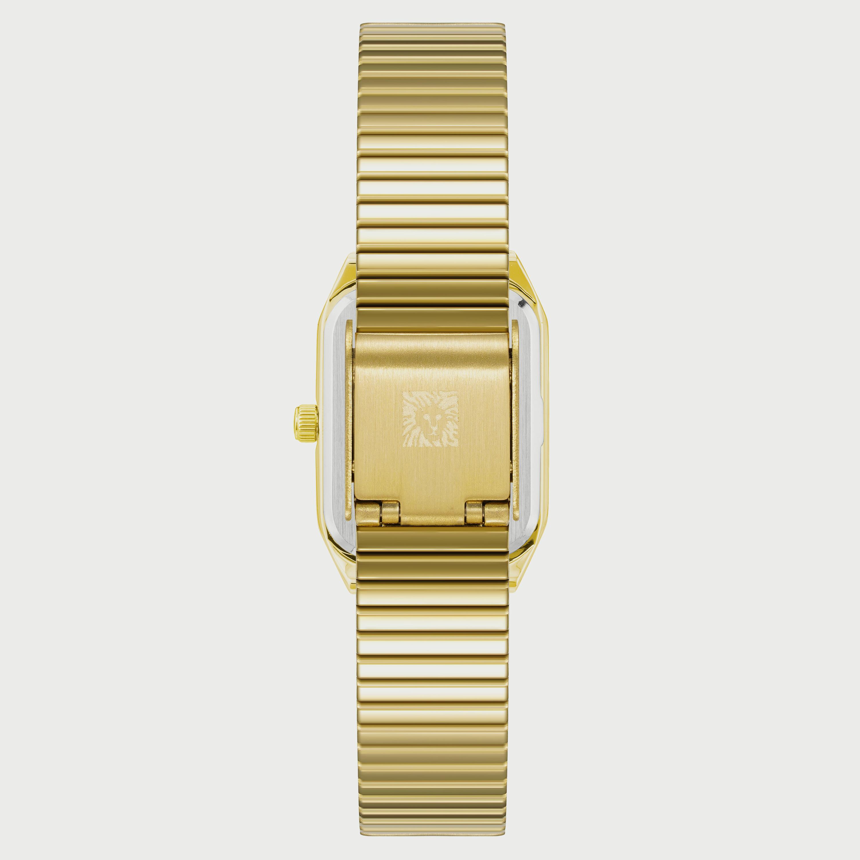 ساعة آن كلاين للنساء بسوار من الستانلس ستيل باللون الذهبي طراز AK3980CHGB-women-watchesandjewellery-watches-image-2