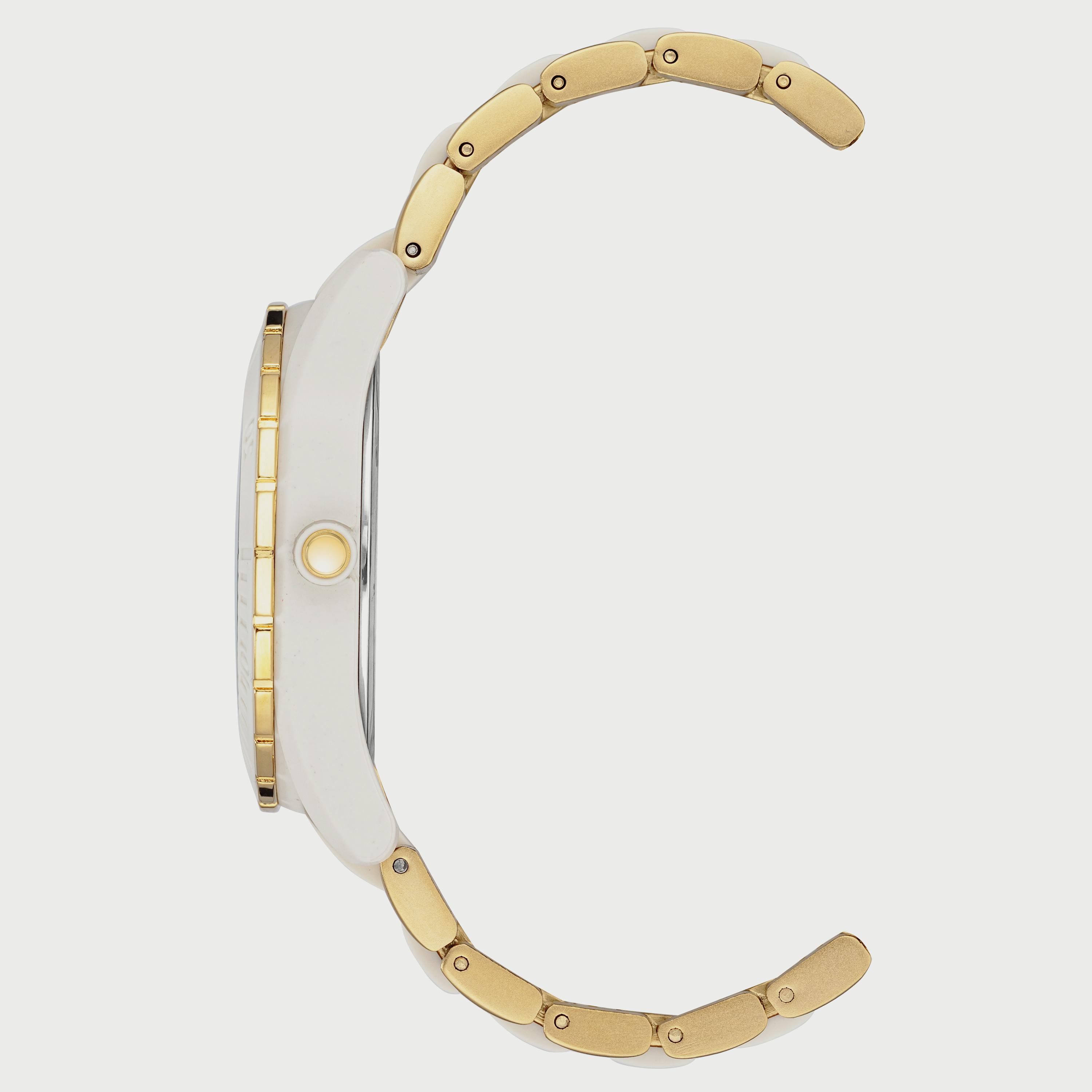 ساعة آن كلاين للنساء بسوار سيليكون باللونين الأبيض والذهبي، AK3910WTGB-women-watchesandjewellery-watches-image-3