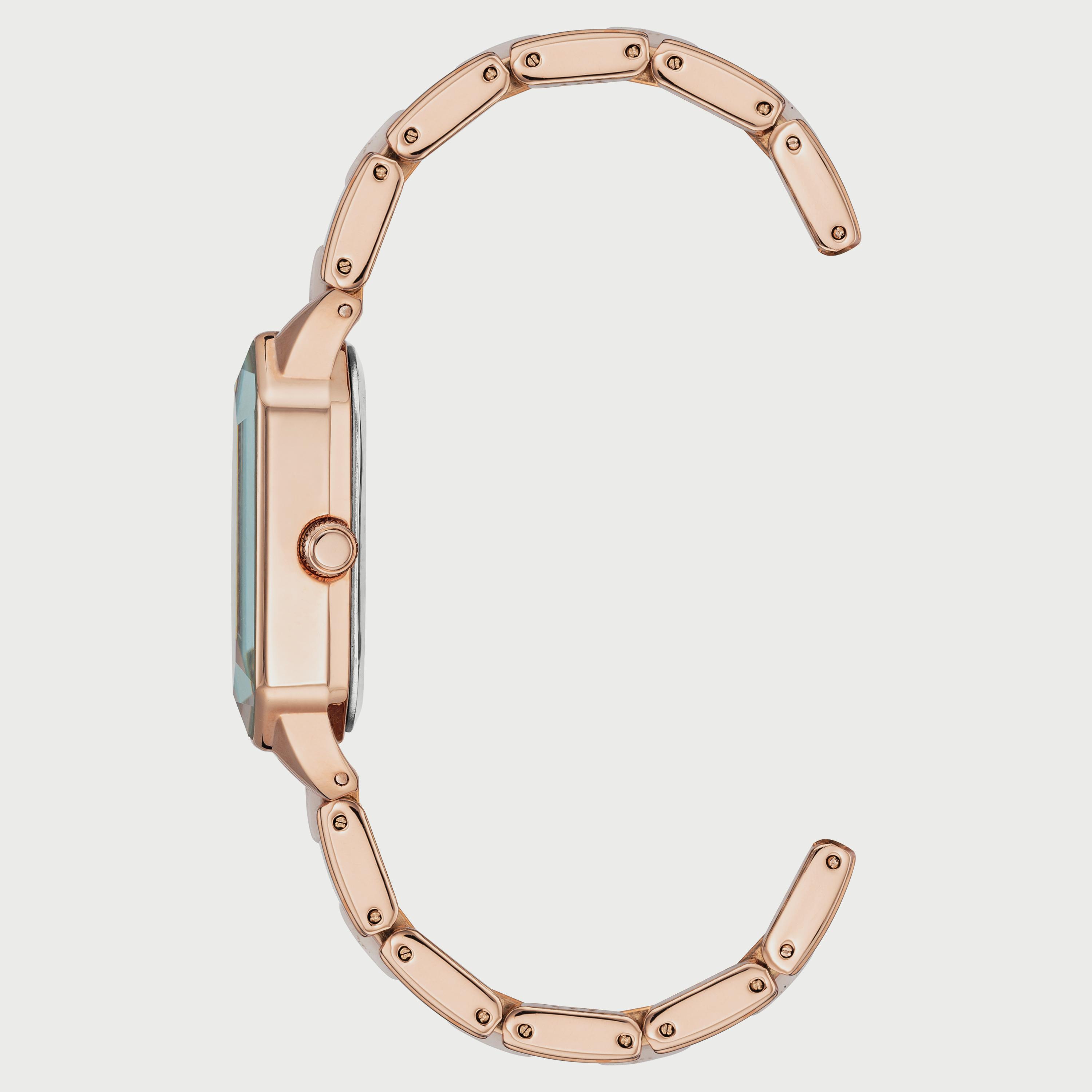 ساعة آن كلاين للنساء بلون ذهبي وردي وبسوار ستانلس ستيل AK3972RGBH-women-watchesandjewellery-watches-image-3
