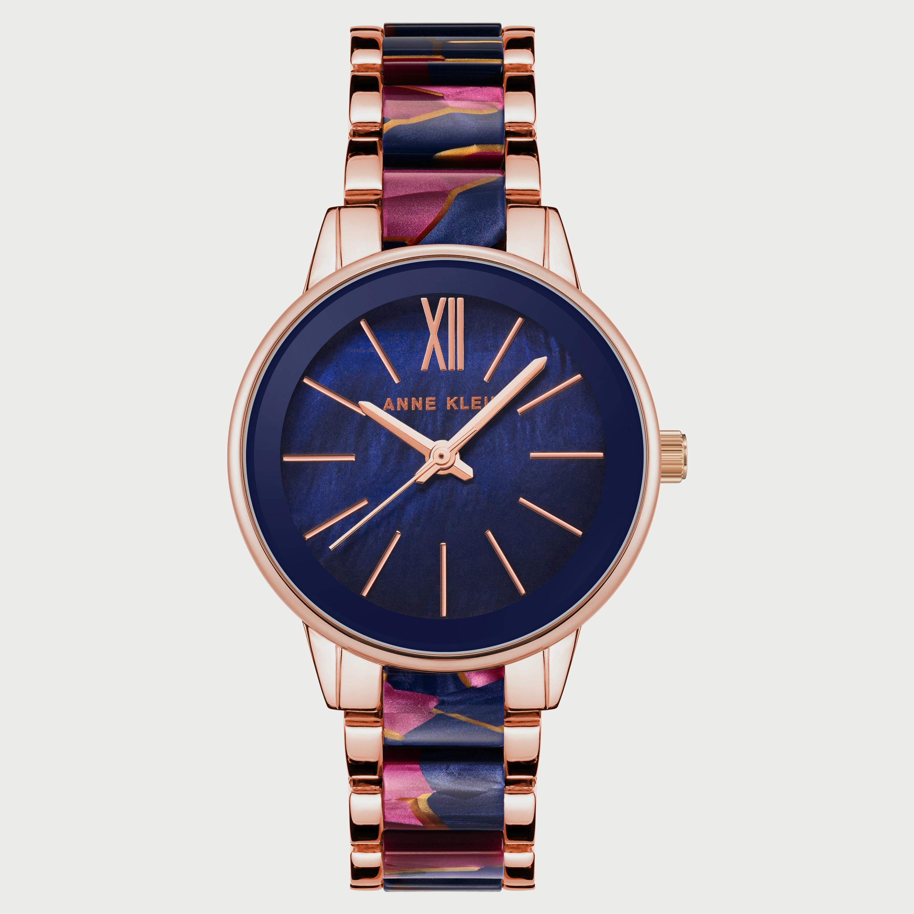 Anne Klein Women's Multi Colour Analog Silicone Strap Watch AK3878NMNV-women-watchesandjewellery-watches-image-1