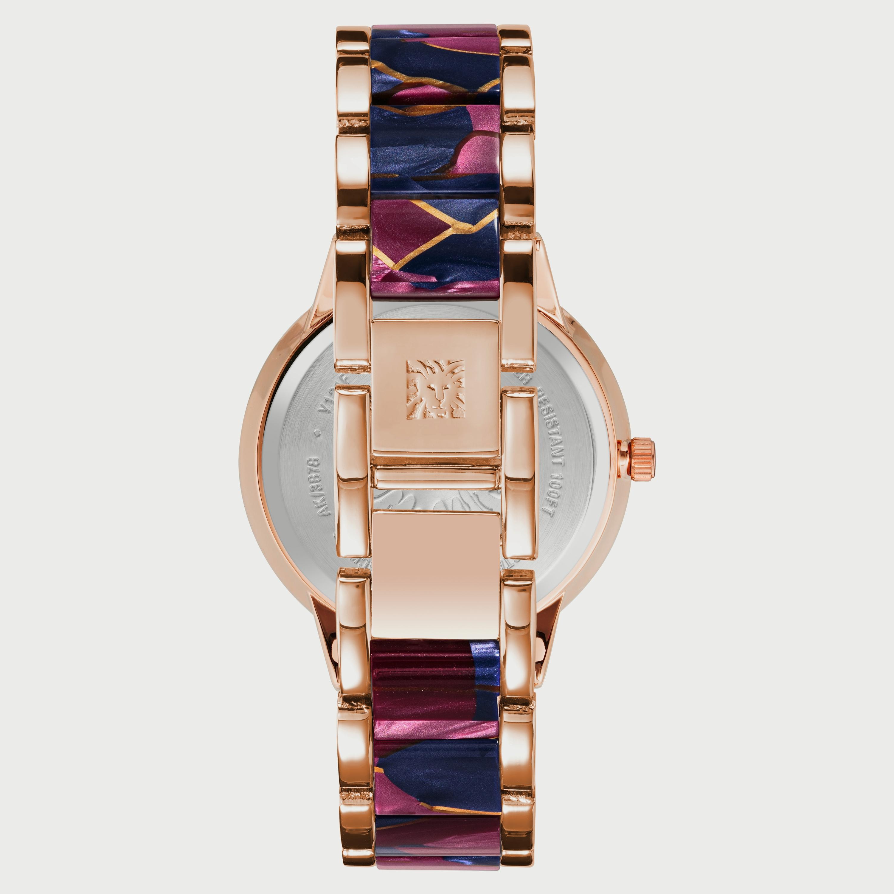 Anne Klein Women's Multi Colour Analog Silicone Strap Watch AK3878NMNV-women-watchesandjewellery-watches-image-2