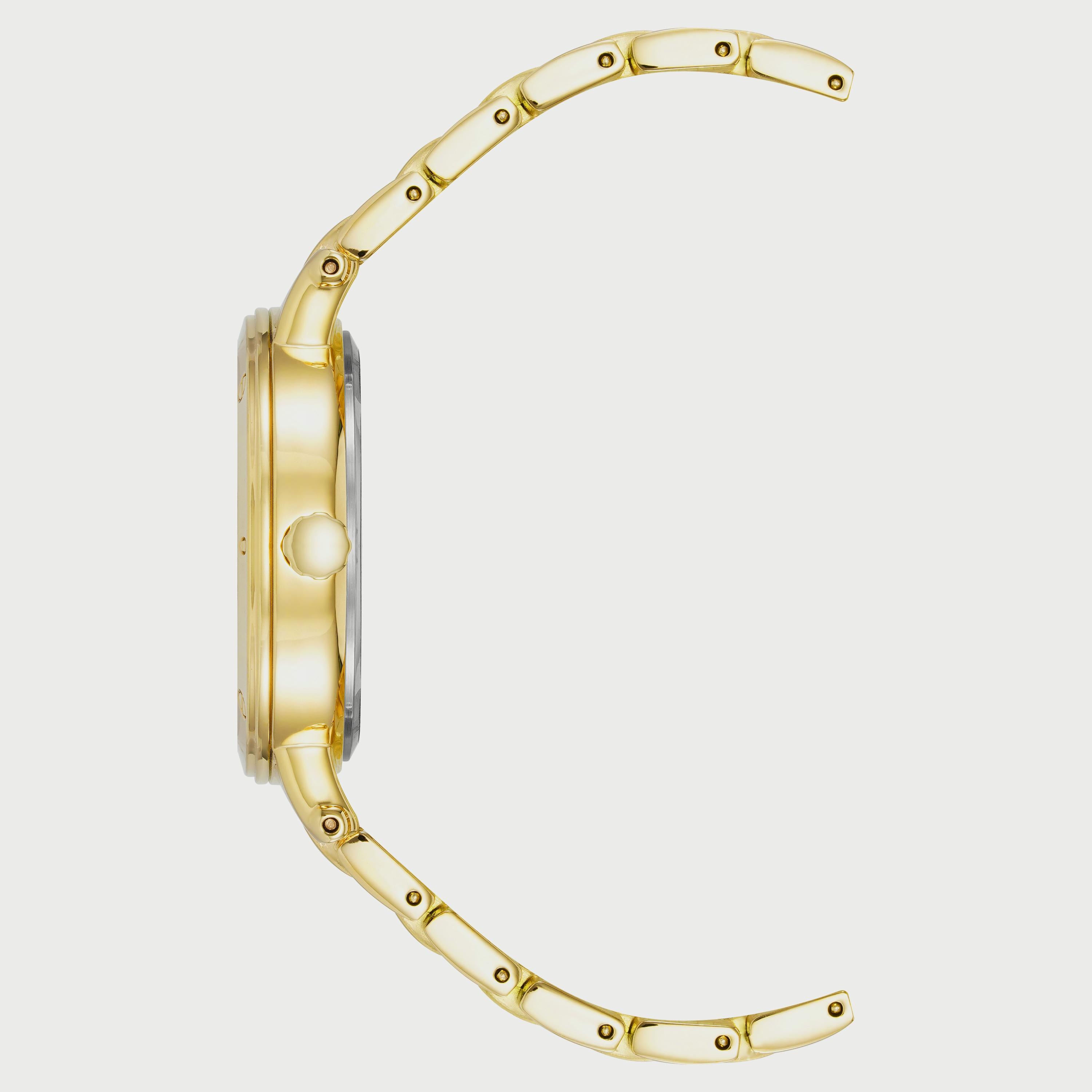 ساعة آن كلاين للنساء بسوار من الستانلس ستيل باللون الذهبي AK4012WTGB-women-watchesandjewellery-watches-image-3