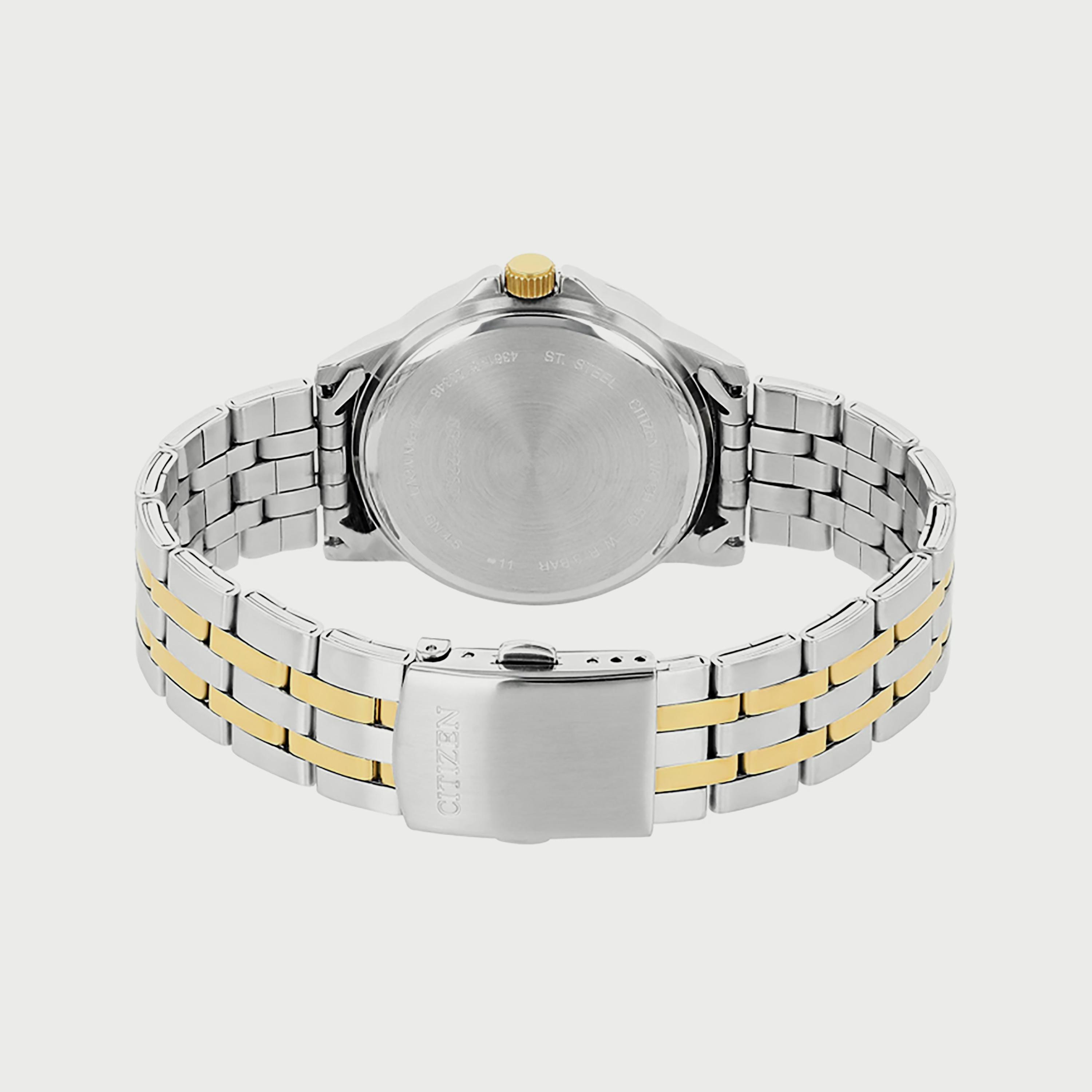 Citizen Men's 42 MM Silver & Gold Analog Stainless Steel Strap Watch - DZ5004-57H-men-watchesandjewellery-watches-image-2