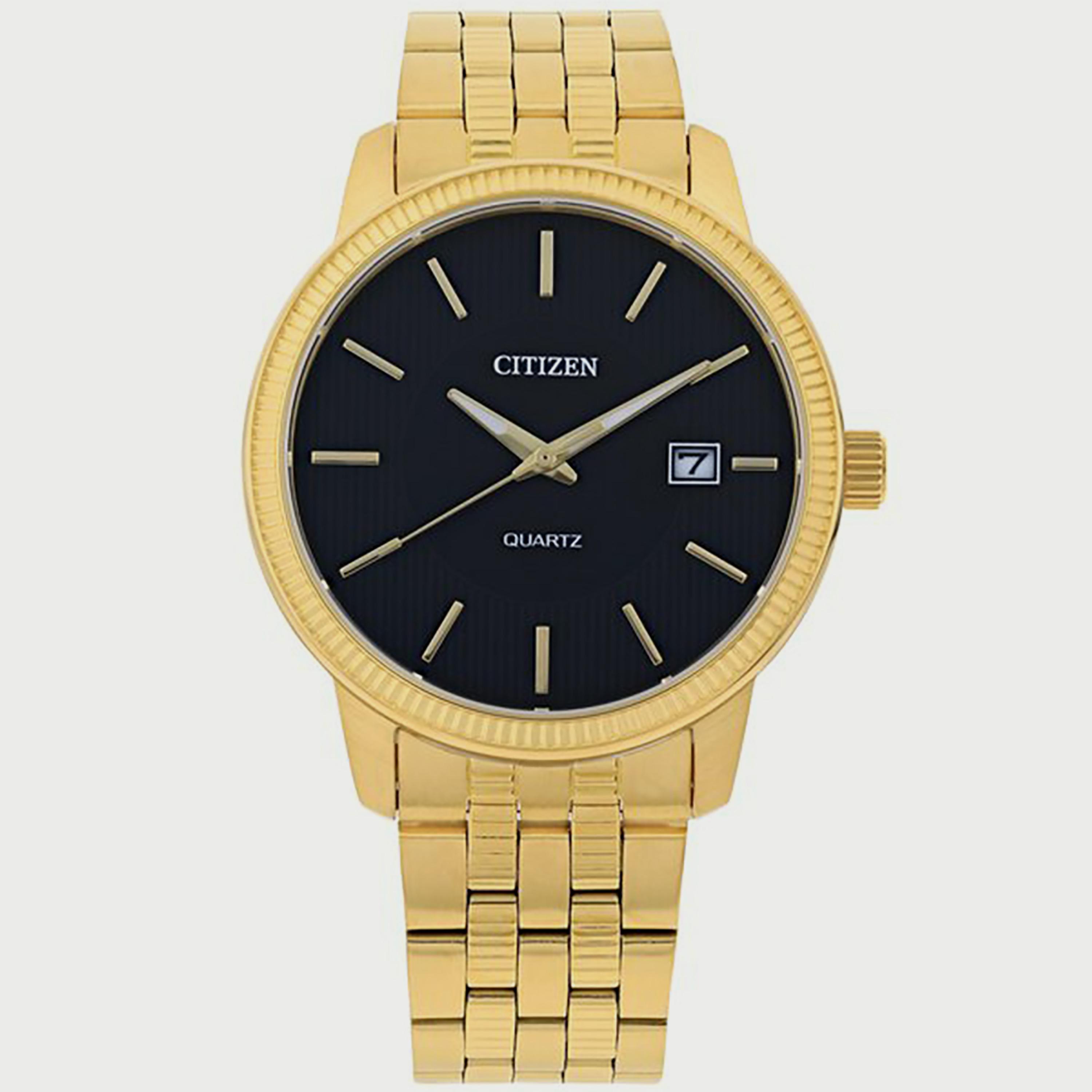 ساعة سيتيزن للرجال 41 ملم انالوج بسوار ستانلس ستيل ذهبي - DZ0052-51E-men-watchesandjewellery-watches-image-1