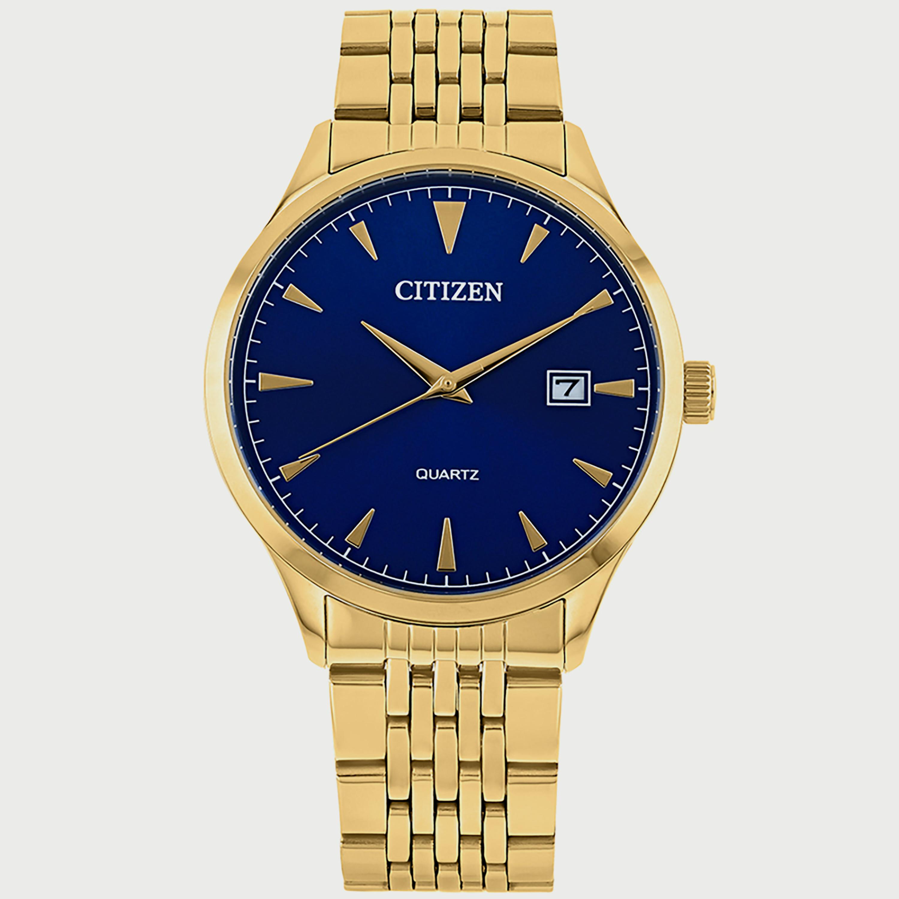 Citizen Men's 40 MM Gold Analog Stainless Steel Strap Watch - DZ0062-58L-men-watchesandjewellery-watches-image-1