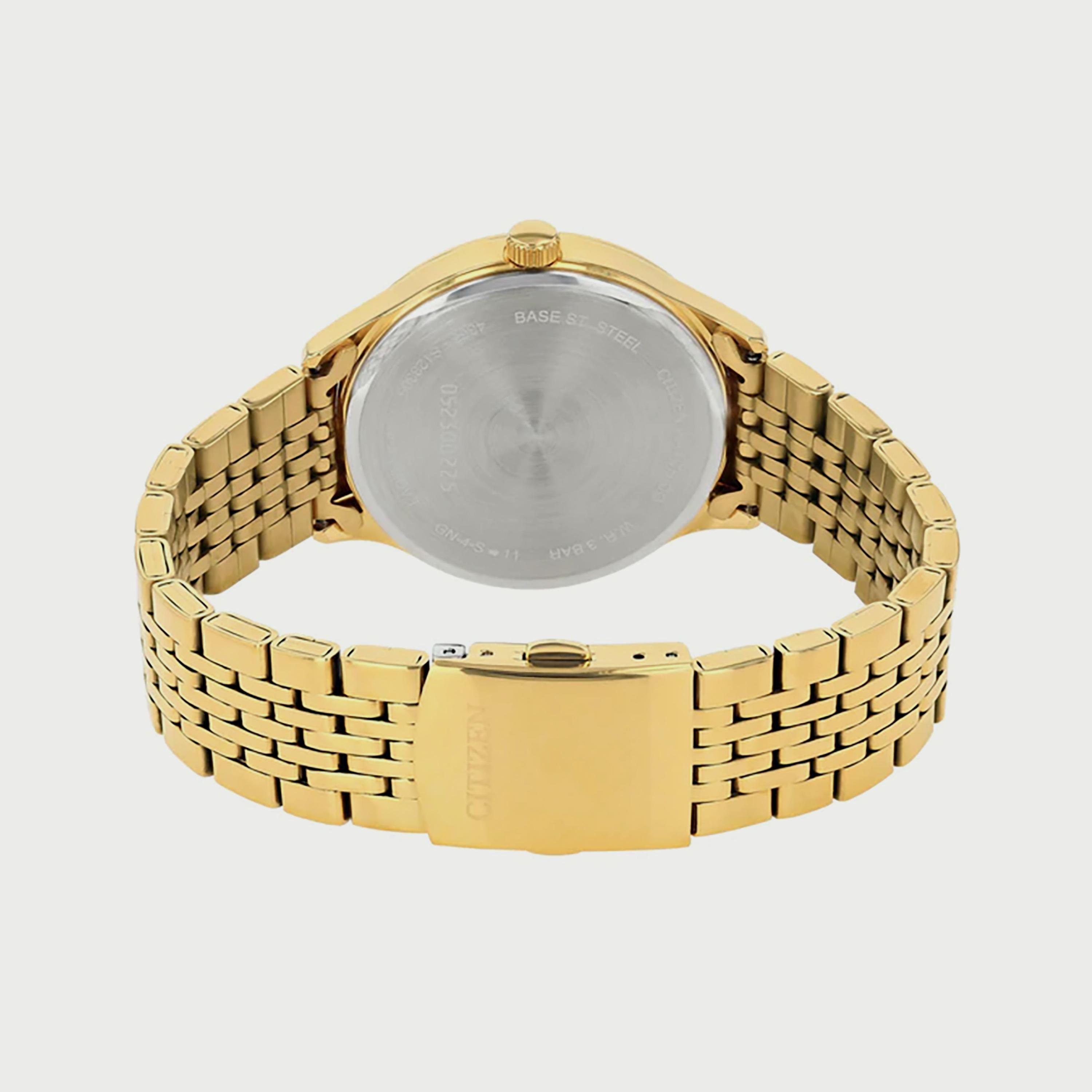 Citizen Men's 40 MM Gold Analog Stainless Steel Strap Watch - DZ0062-58P-men-watchesandjewellery-watches-image-2