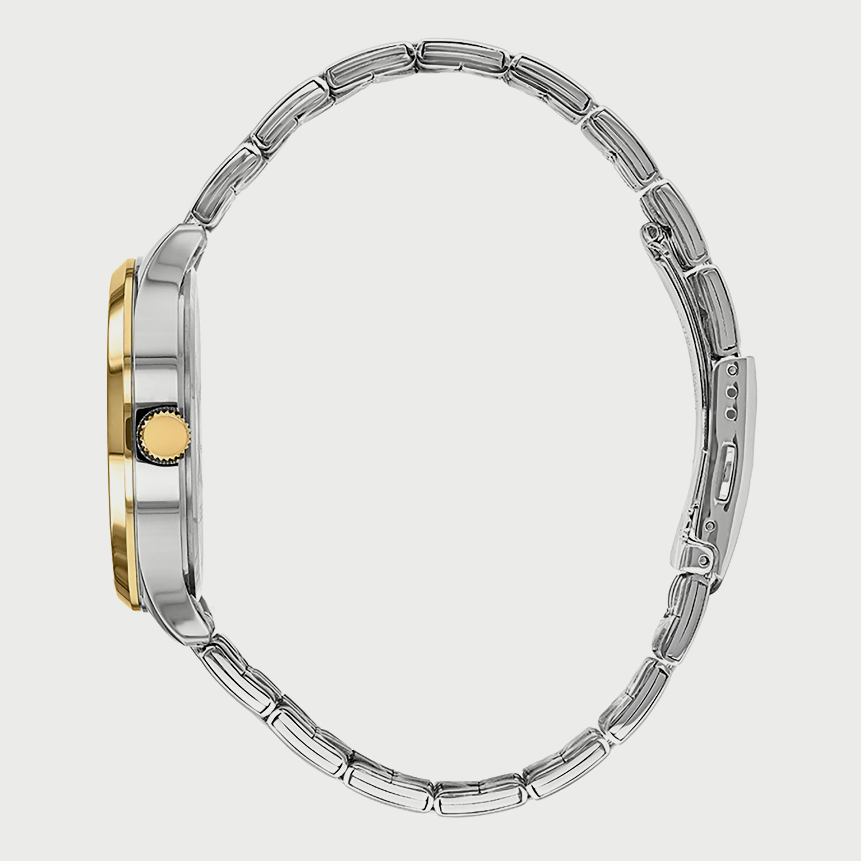 Citizen Men's 40 MM Silver & Gold Analog Stainless Steel Strap Watch - DZ0064-52A-men-watchesandjewellery-watches-image-2