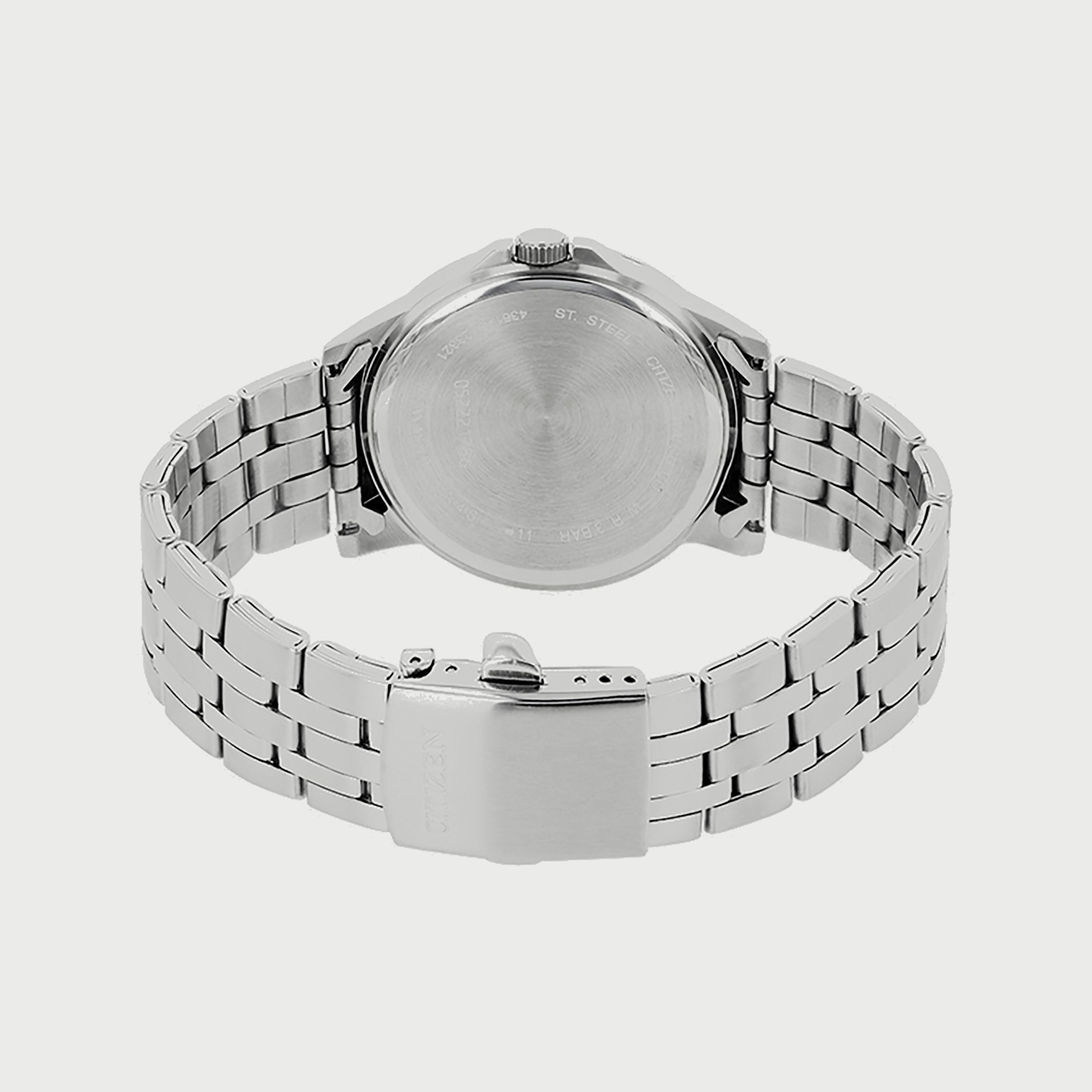 ساعة سيتيزن للرجال 42 ملم انالوج بسوار ستانلس ستيل فضي - DZ5000-58A-men-watchesandjewellery-watches-image-3