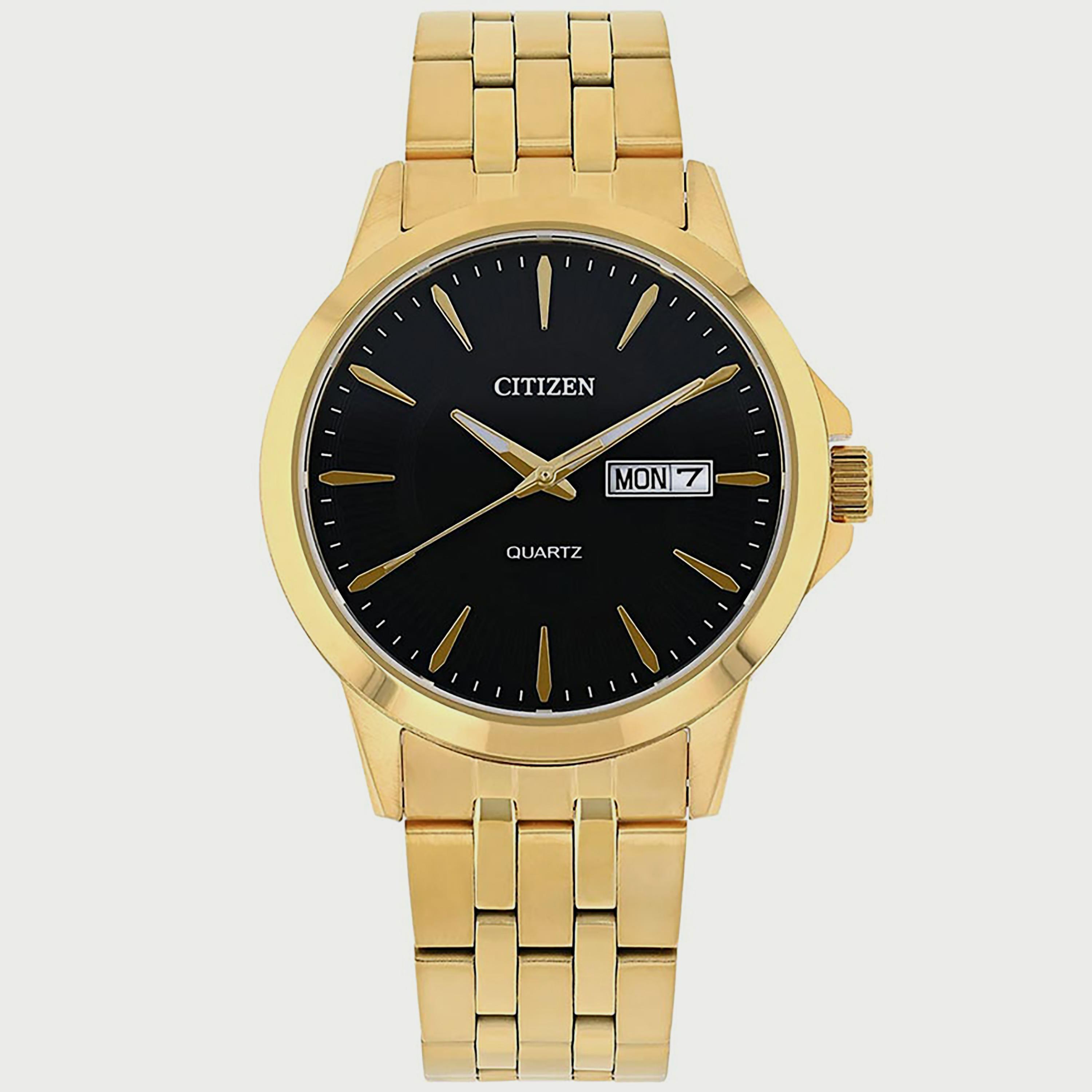 Citizen Men's 42 MM Gold Analog Stainless Steel Strap Watch - DZ5002-52E-men-watchesandjewellery-watches-image-1