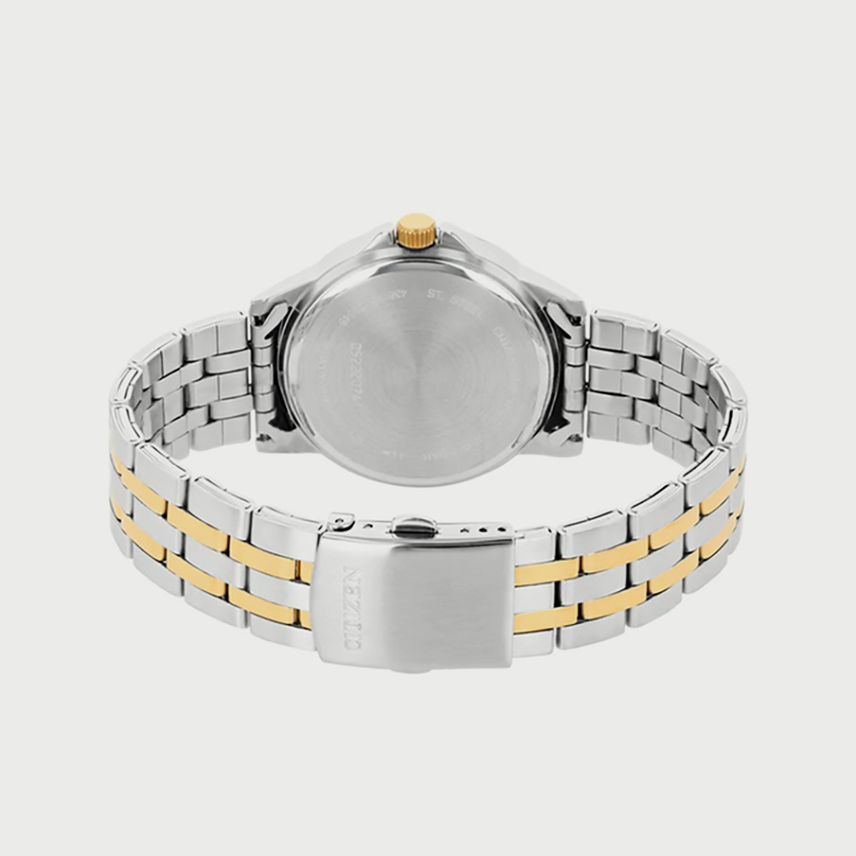 Citizen Men's 42 MM Silver & Gold Analog Stainless Steel Strap Watch - DZ5004-57A-men-watchesandjewellery-watches-image-3