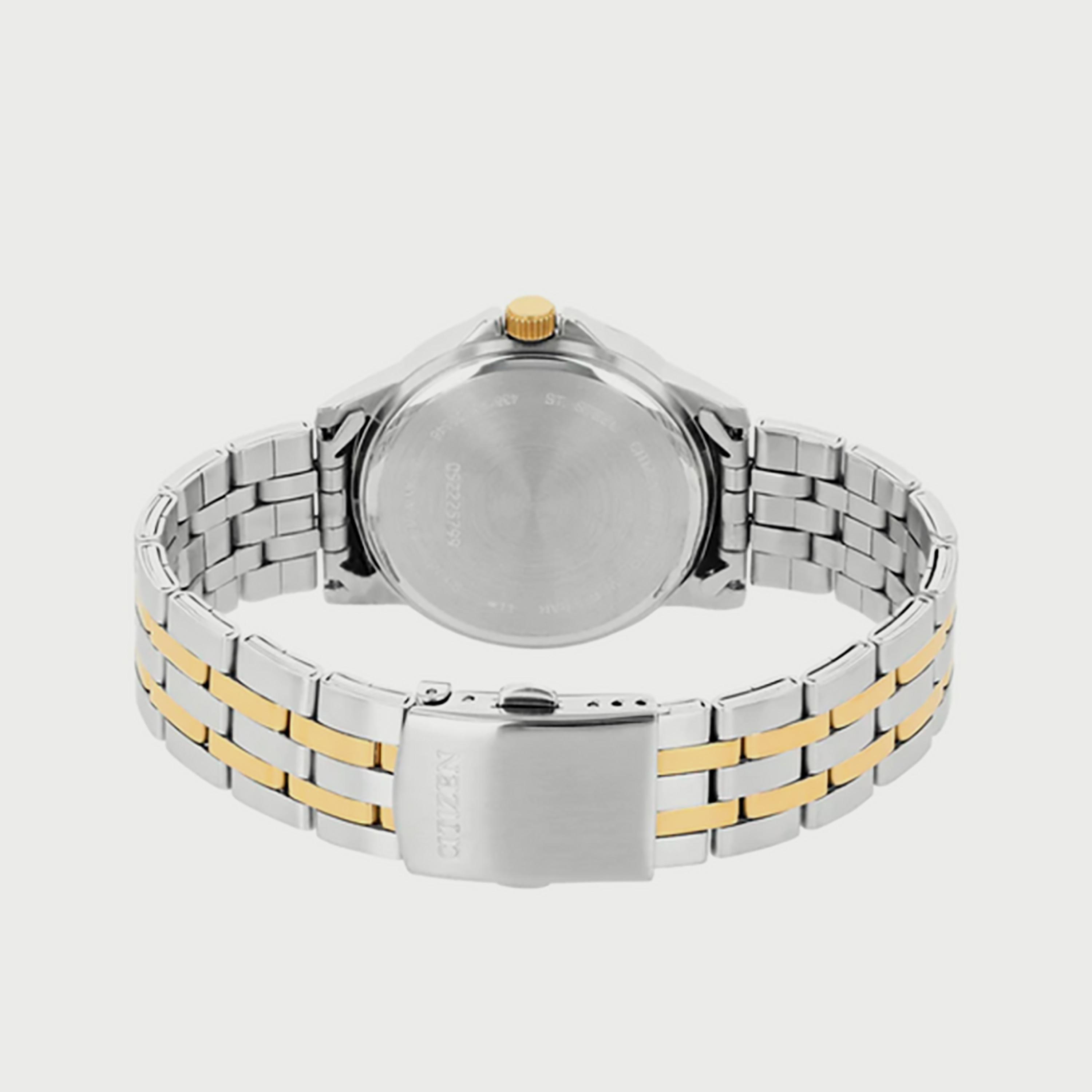 Citizen Men's 41 MM Silver & Gold Analog Stainless Steel Strap Watch - DZ5004-57E-men-watchesandjewellery-watches-image-3