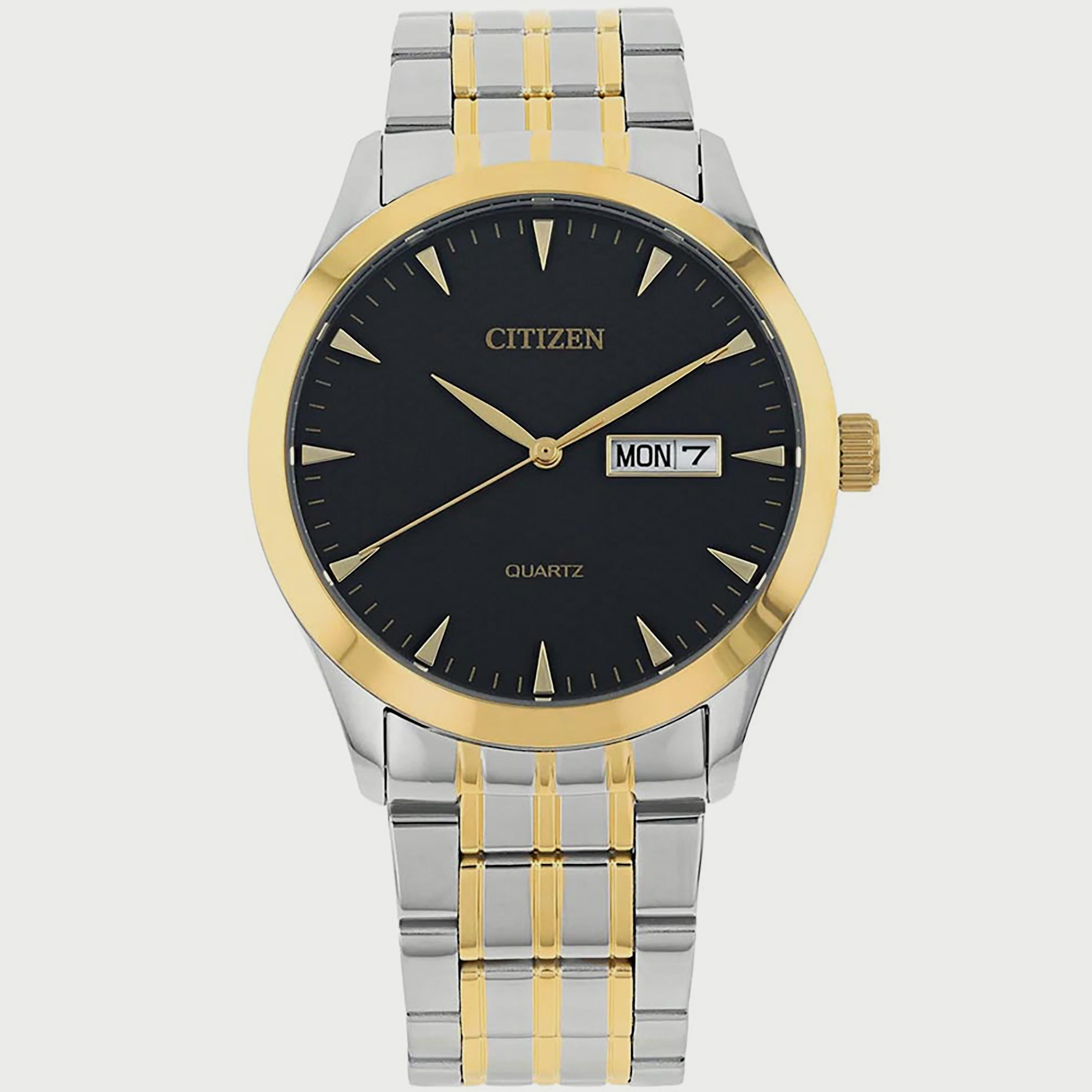 Citizen Men's 42 MM Silver & Gold Analog Stainless Steel Strap Watch - DZ5014-53E-men-watchesandjewellery-watches-image-1