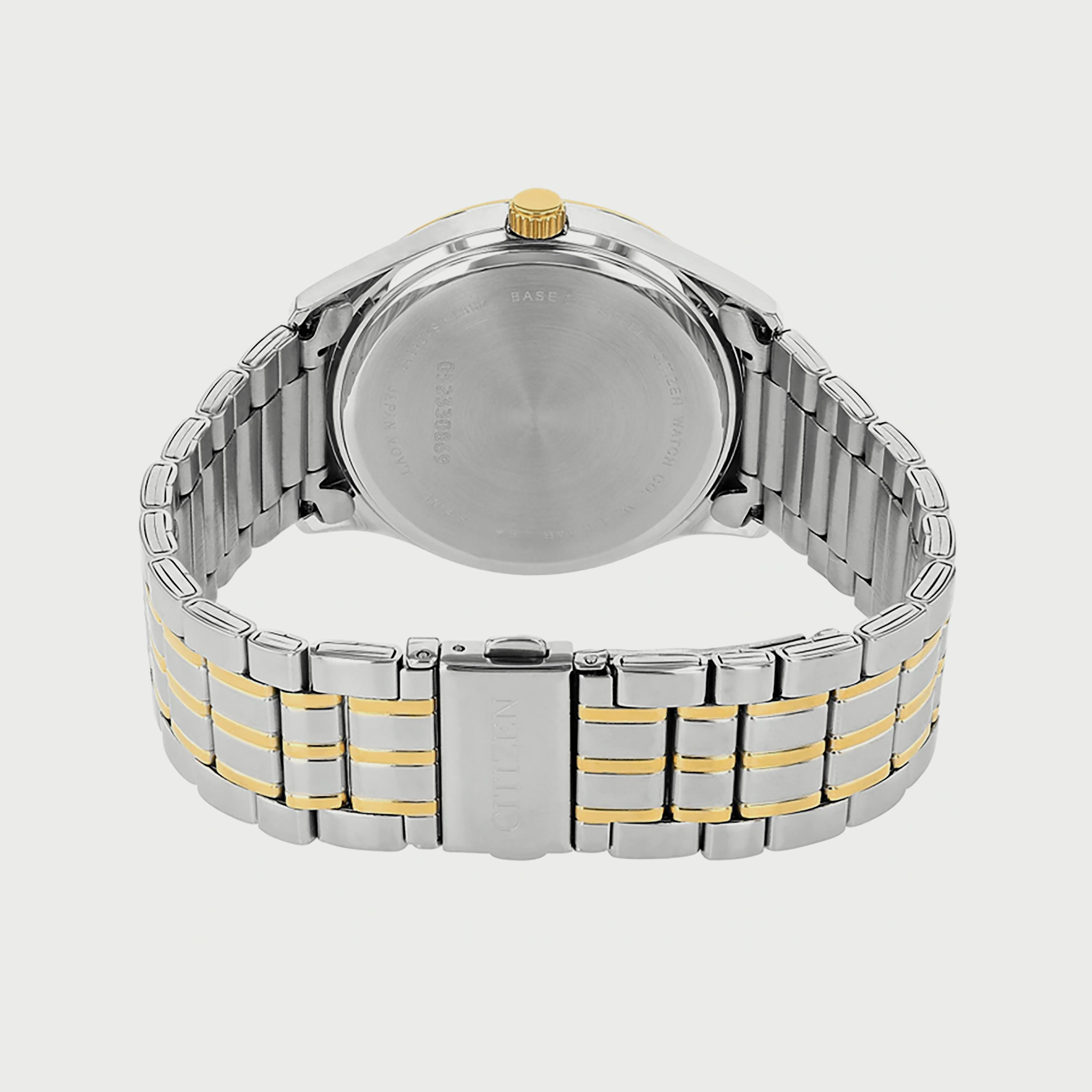 Citizen Men's 42 MM Silver & Gold Analog Stainless Steel Strap Watch - DZ5014-53E-men-watchesandjewellery-watches-image-2