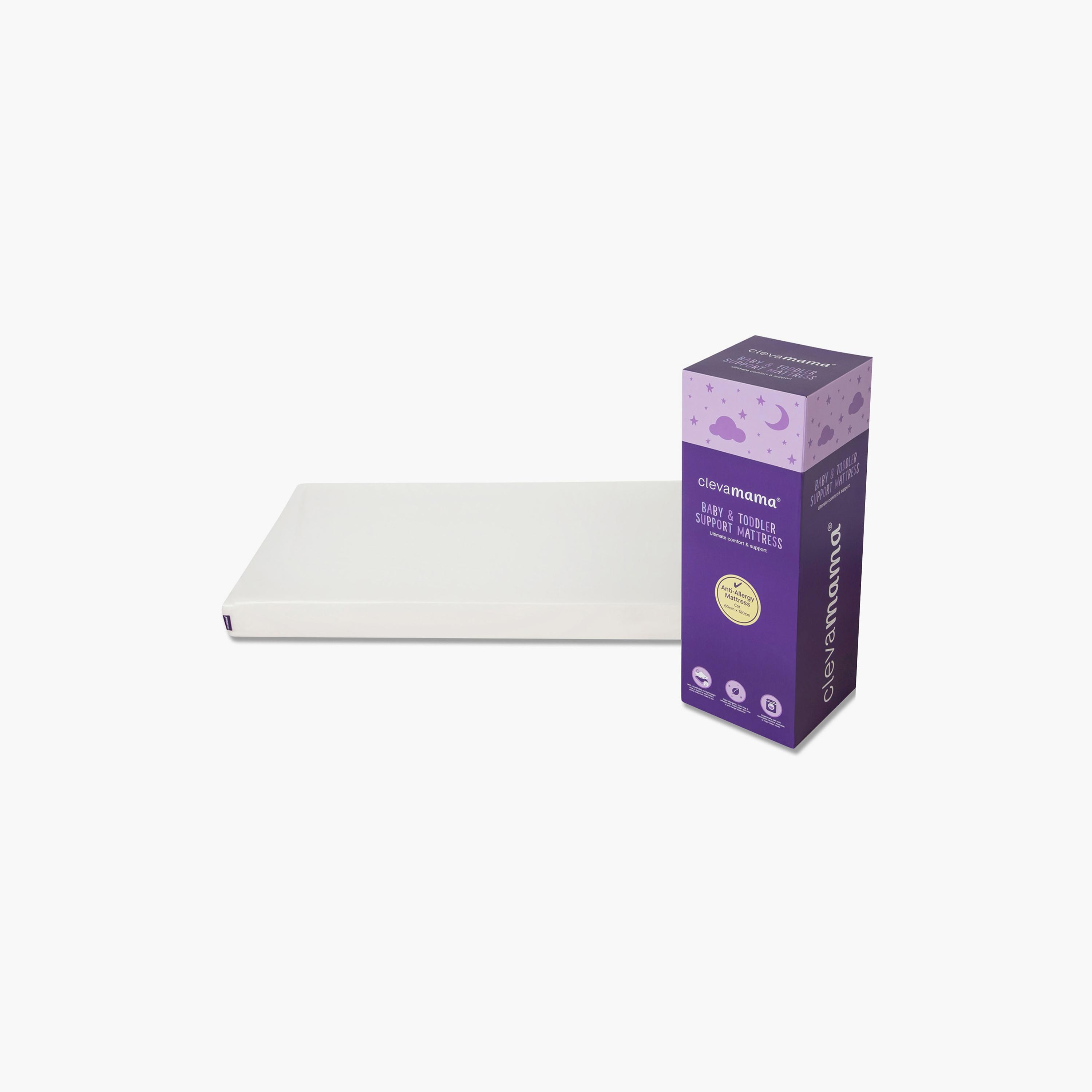 ClevaMama Anti-Allergy Mattress - 60x120x10 cm-baby-nursery-mattresses-image-4