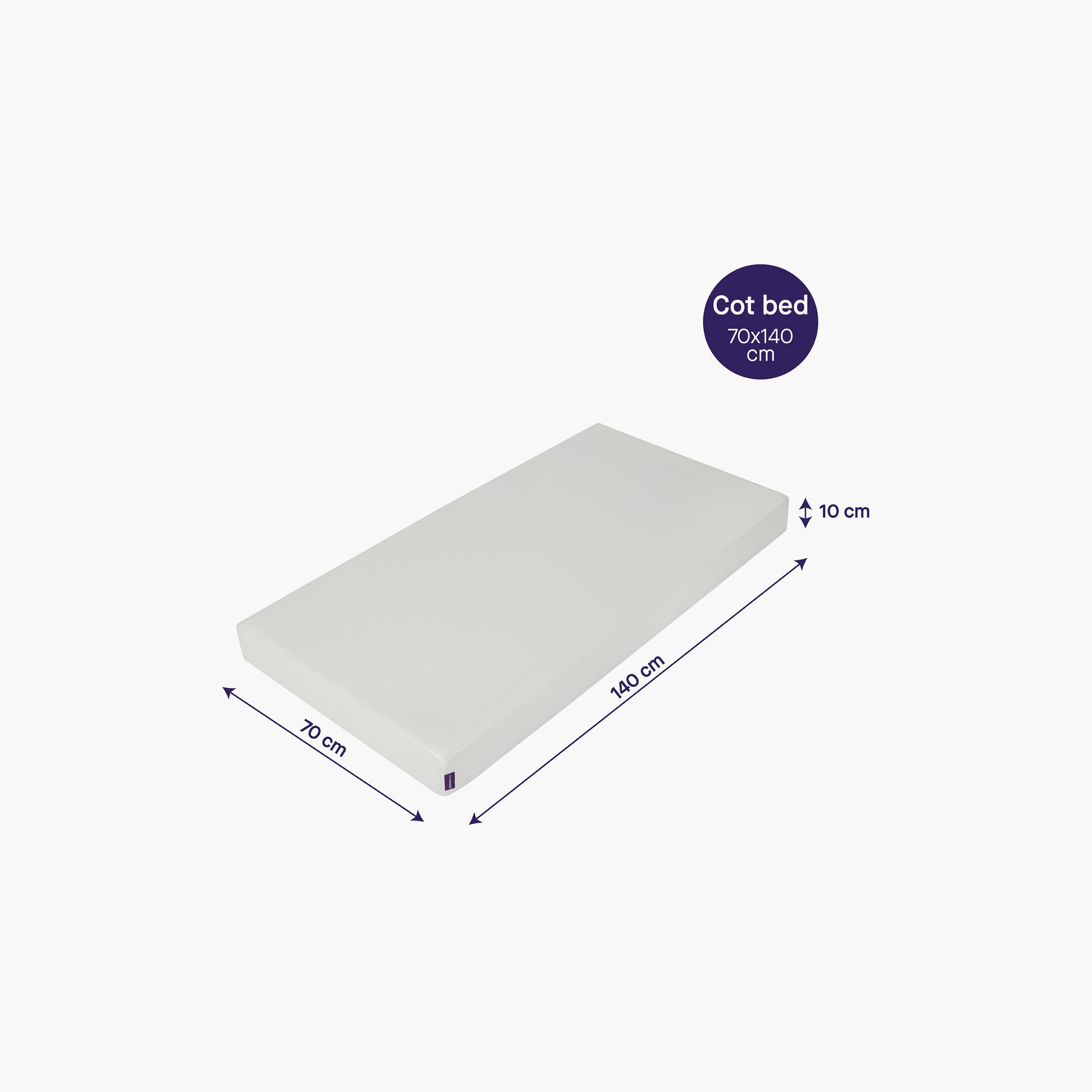 ClevaMama Anti-Allergy Mattress - 70x140x10 cm-baby-nursery-mattresses-image-2