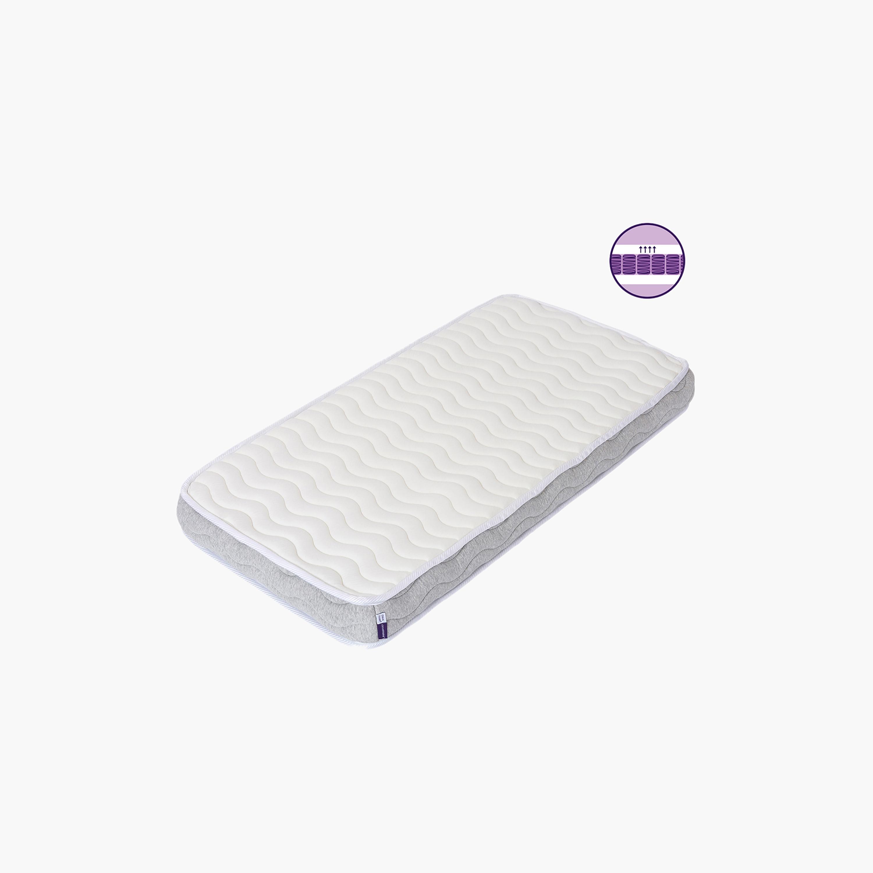 ClevaMama Cot Bed Pocket Spring Mattress - 70x140 cm-baby-nursery-mattresses-image-1