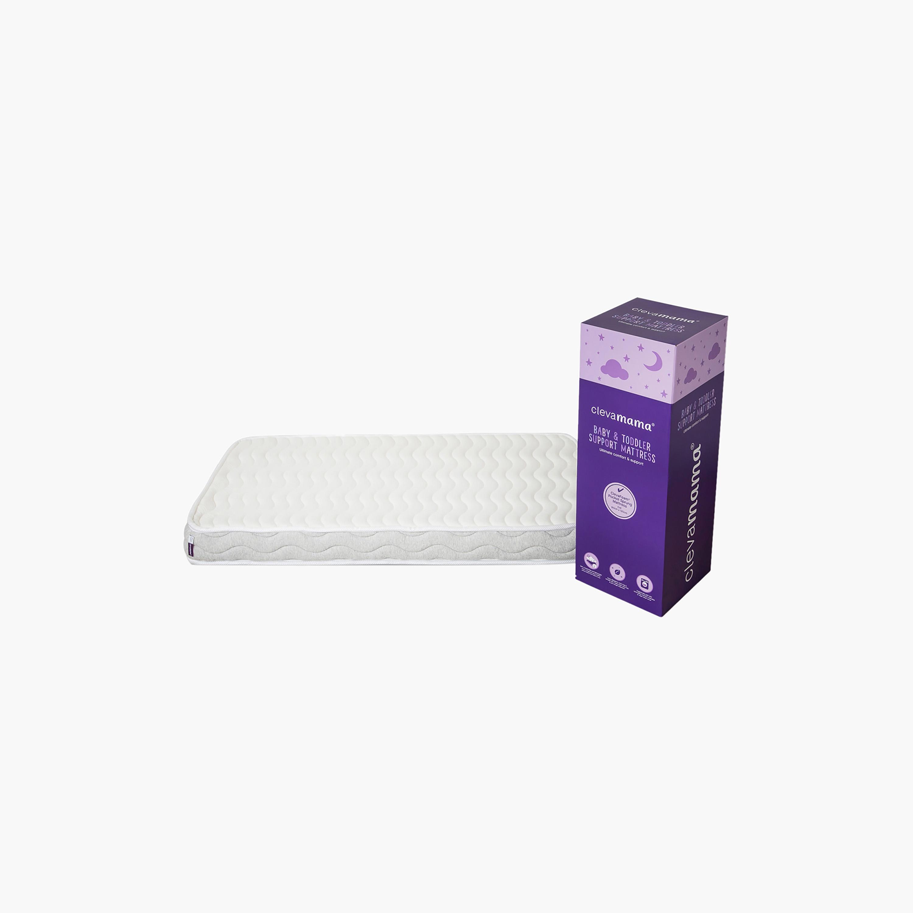 ClevaMama Cot Bed Pocket Spring Mattress - 70x140 cm-baby-nursery-mattresses-image-5