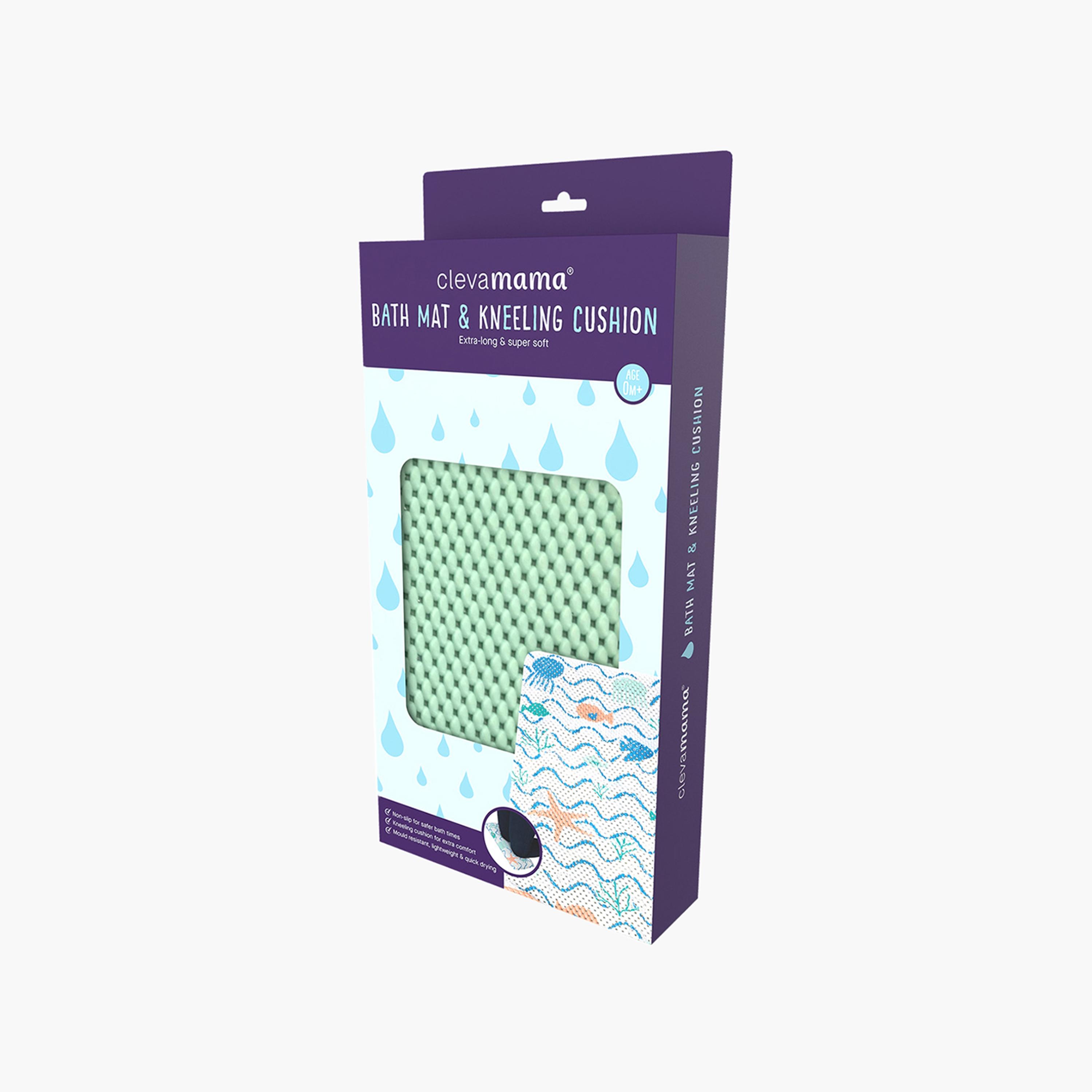 ClevaMama Anti-Bacterial Bathmat and Kneeling Cushion Set-baby-bathandcare-bathtubs-image-5