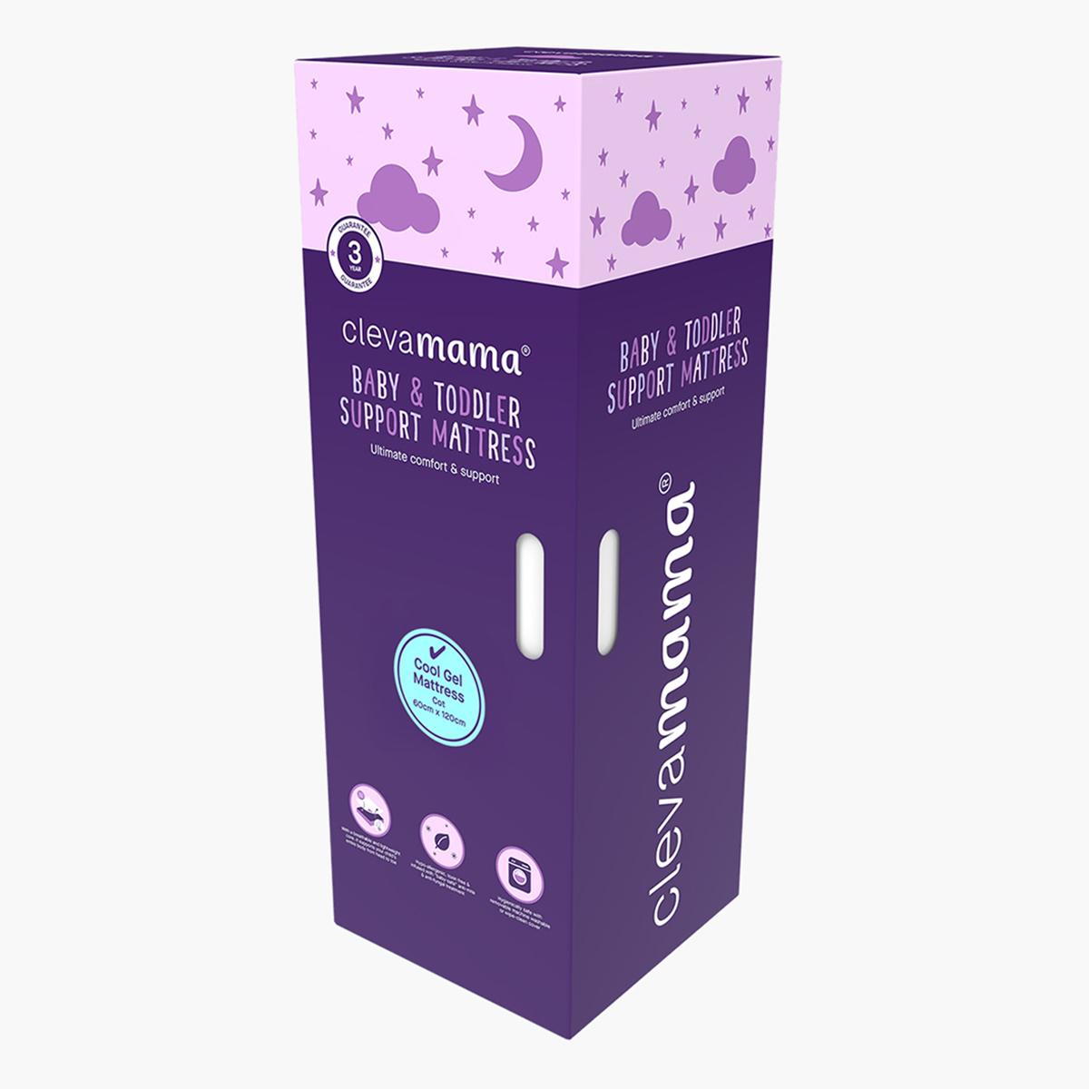 ClevaMama Baby and Toddler Support Mattress - 60x120x10 cm-baby-nursery-mattresses-image-4