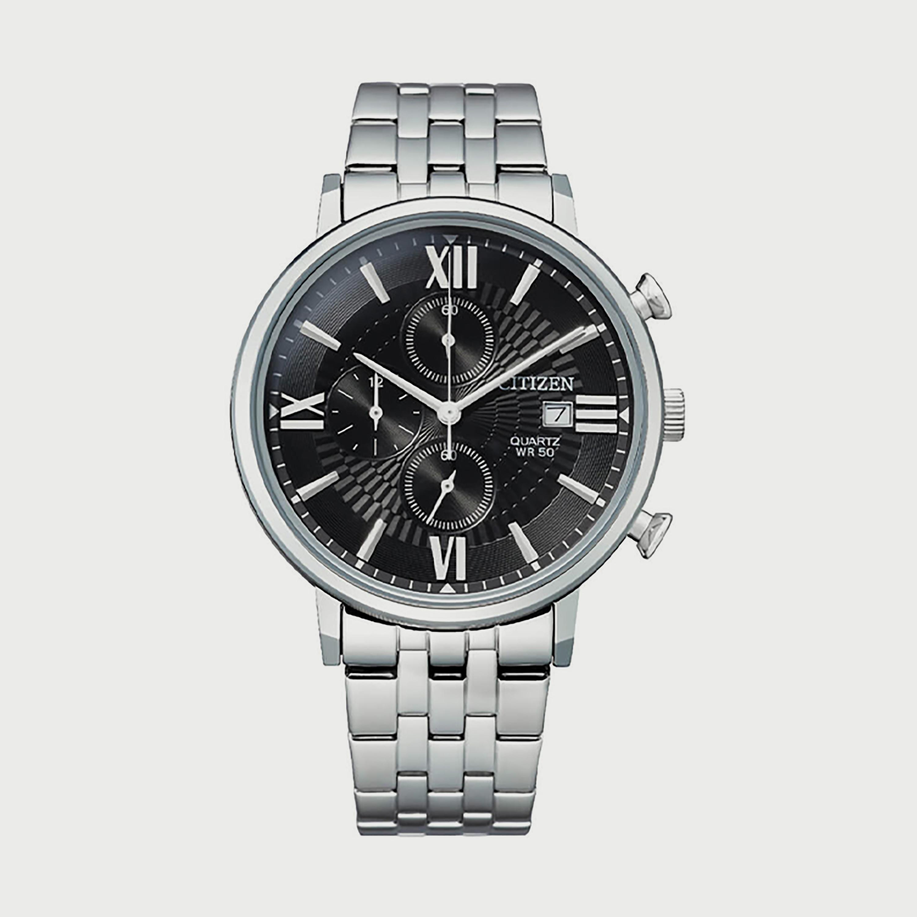 ساعة سيتيزن للرجال 41 ملم كرونوغراف فضي من الستانلس ستيل - AN3610-71E-men-watchesandjewellery-watches-image-1