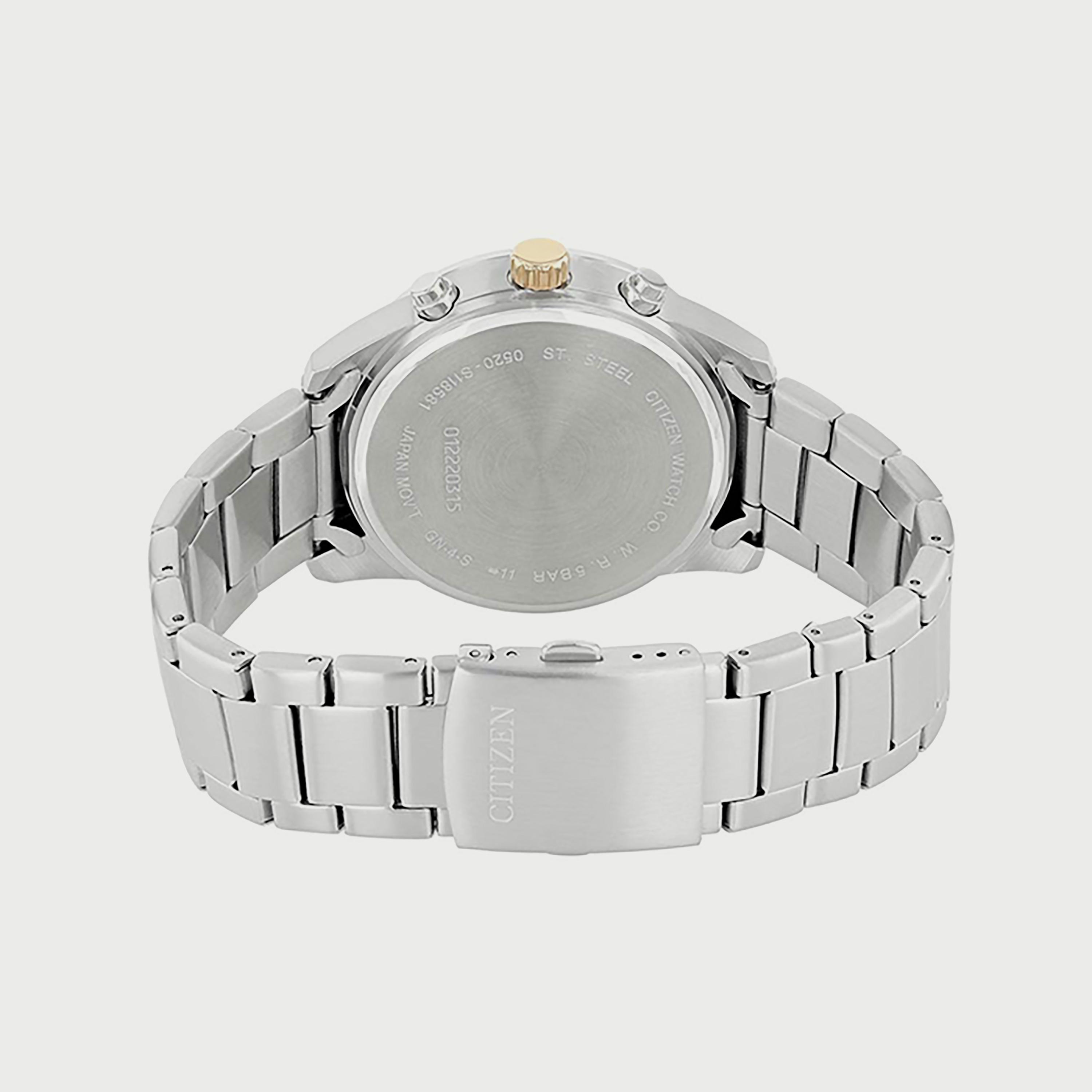ساعة سيتيزن للرجال 44 ملم كرونوغراف فضي من الستانلس ستيل - AN8168-51H-men-watchesandjewellery-watches-image-3
